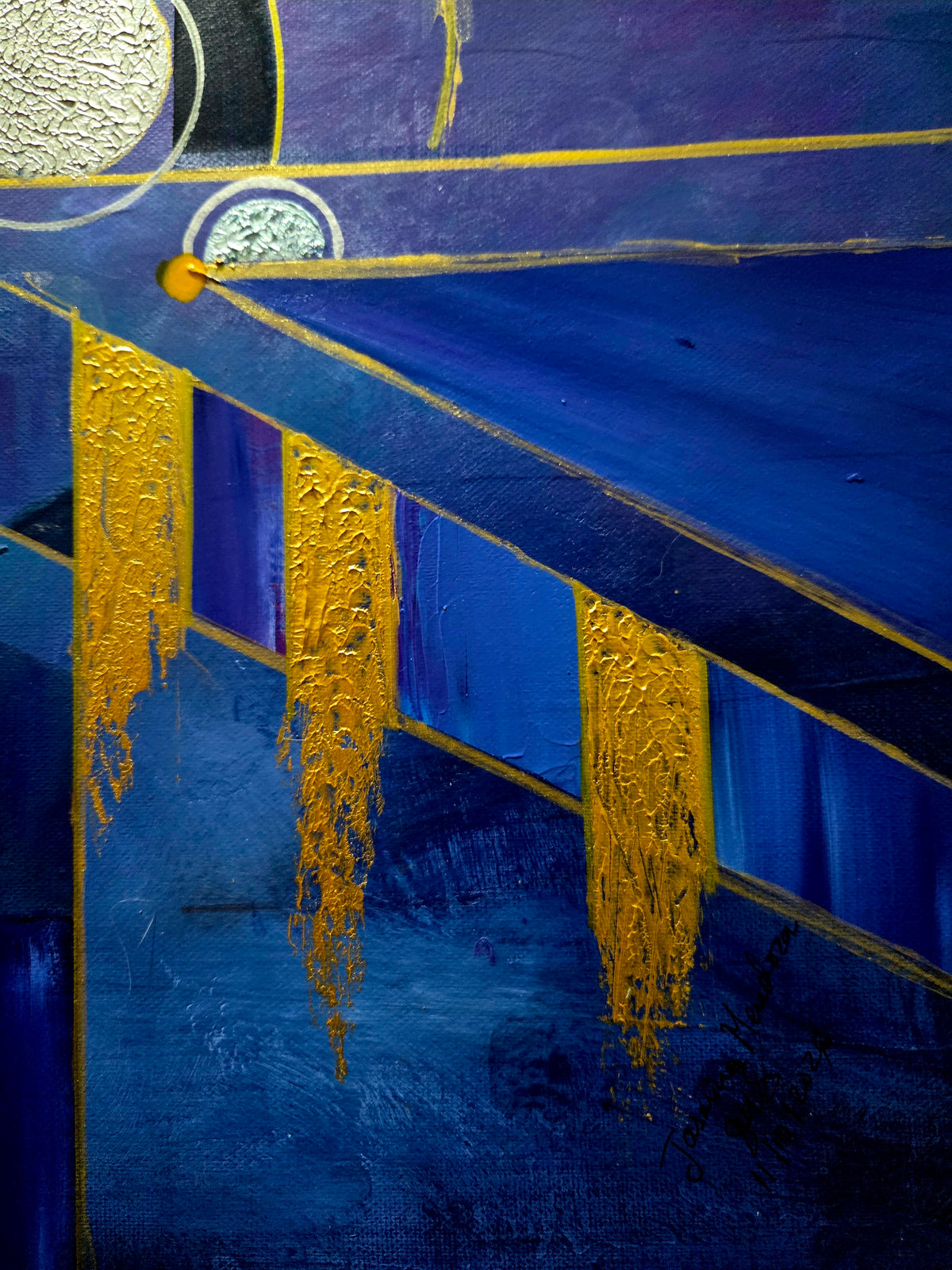 My Own Pace contemporary abstract by Jasmina Mendoza