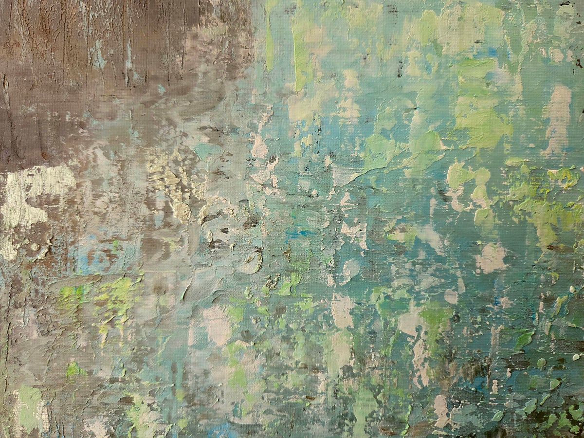 Frozen Contemporary Acrylic Painting by Jasmina Mendoza