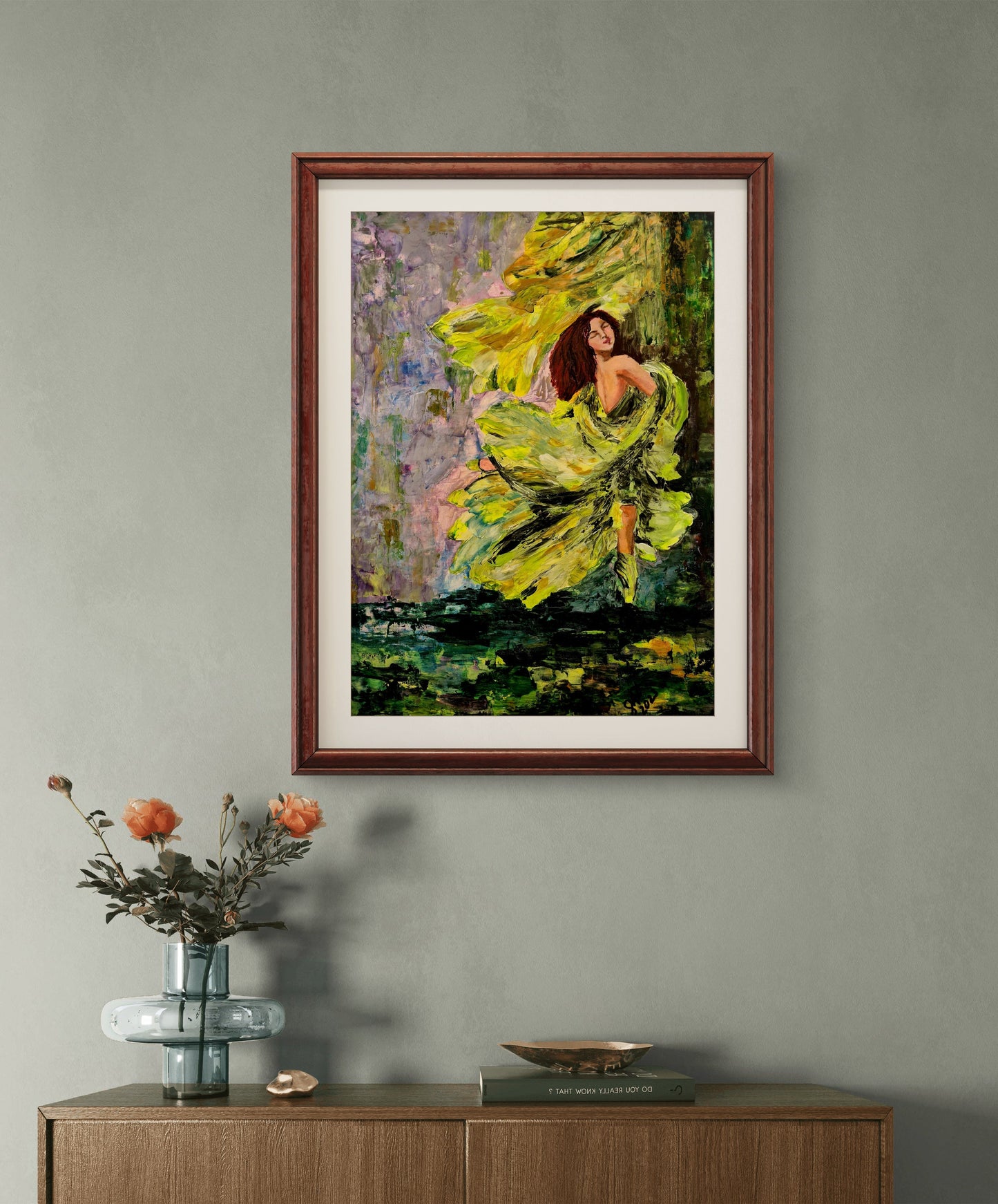 Rebel in Bloom - Original Painting | Art is my Universe