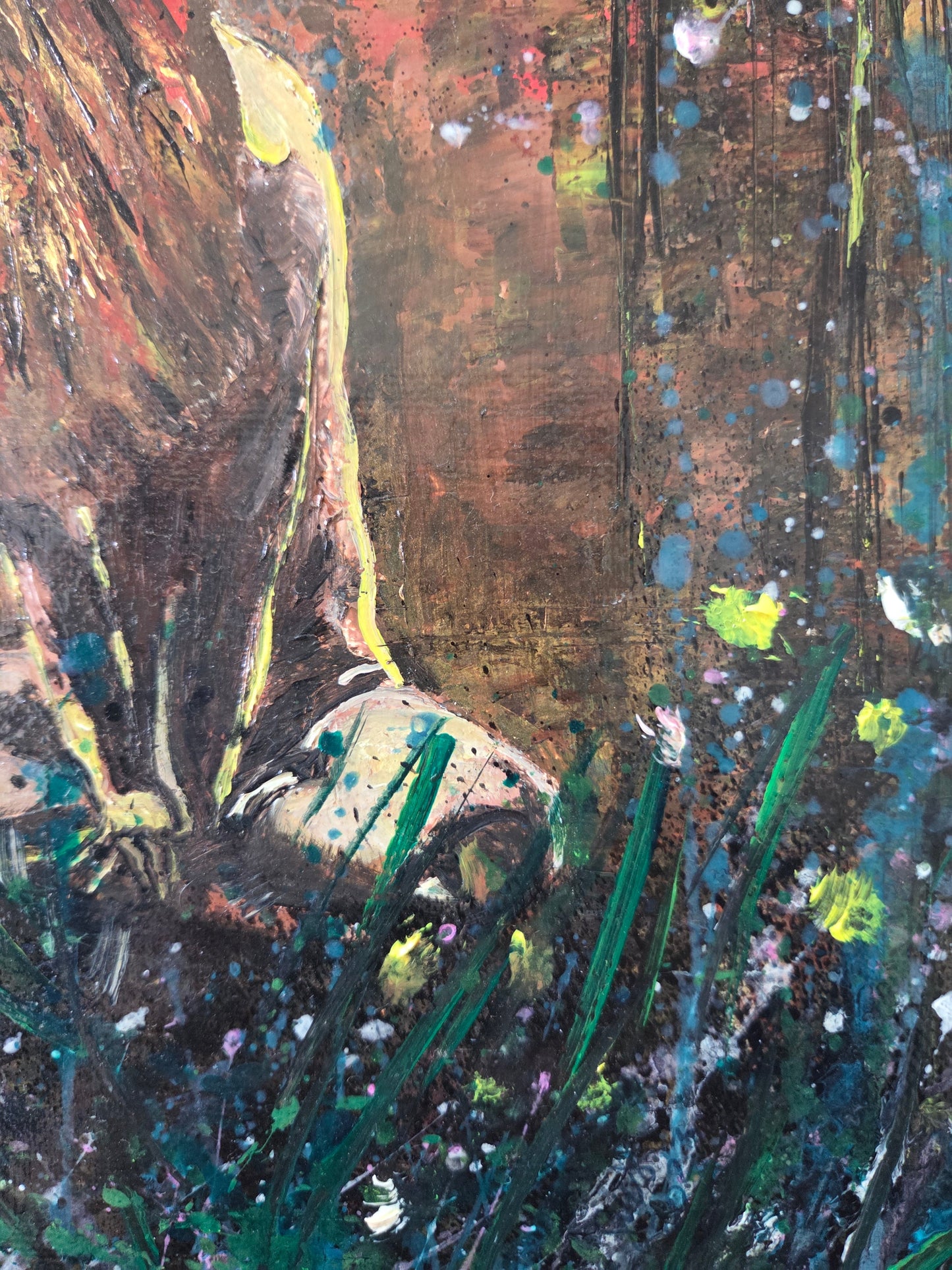 Metamorphosis original acrylic painting by Jasmina Mendoza - 2