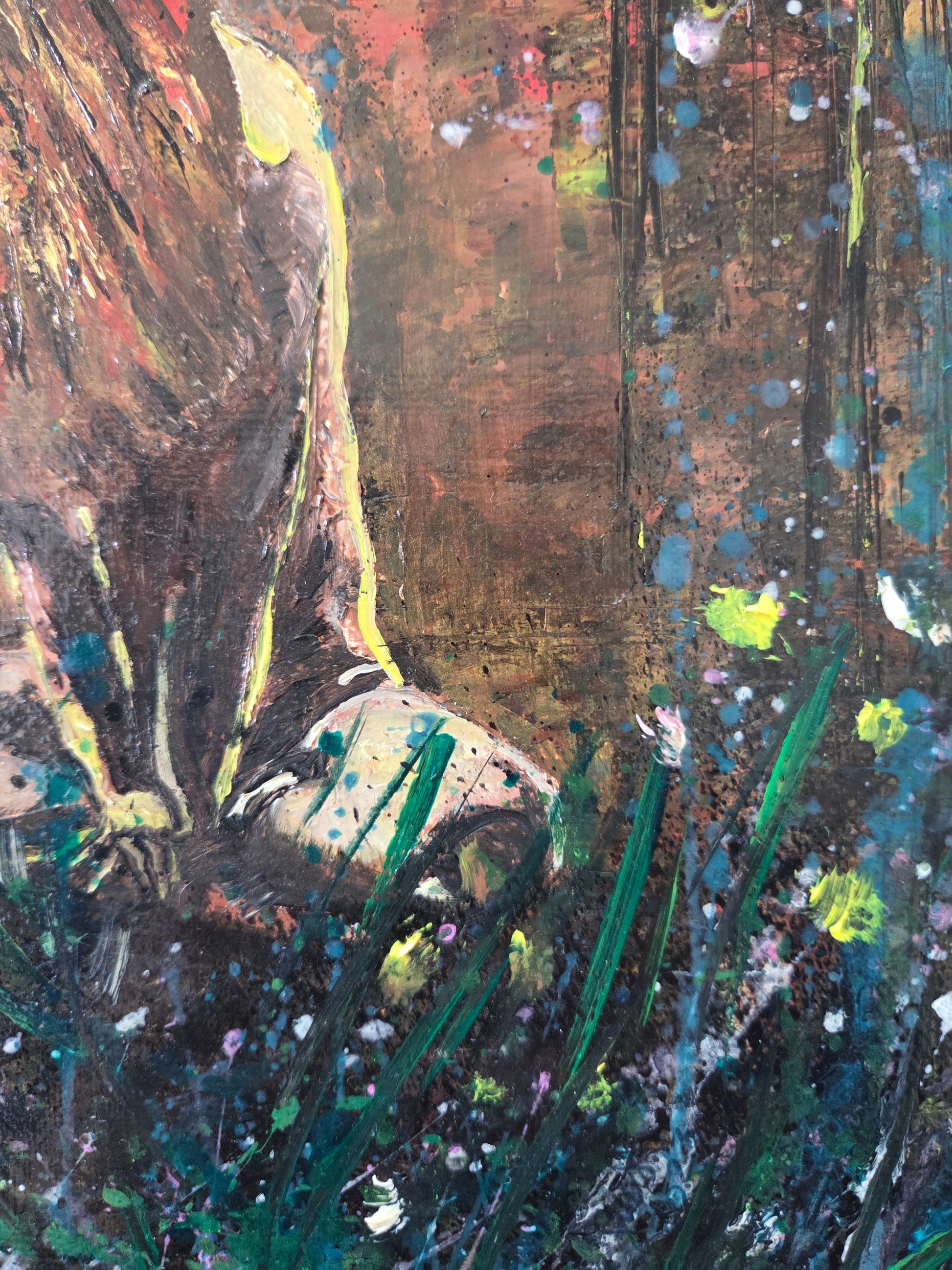 Metamorphosis original acrylic painting by Jasmina Mendoza - 2