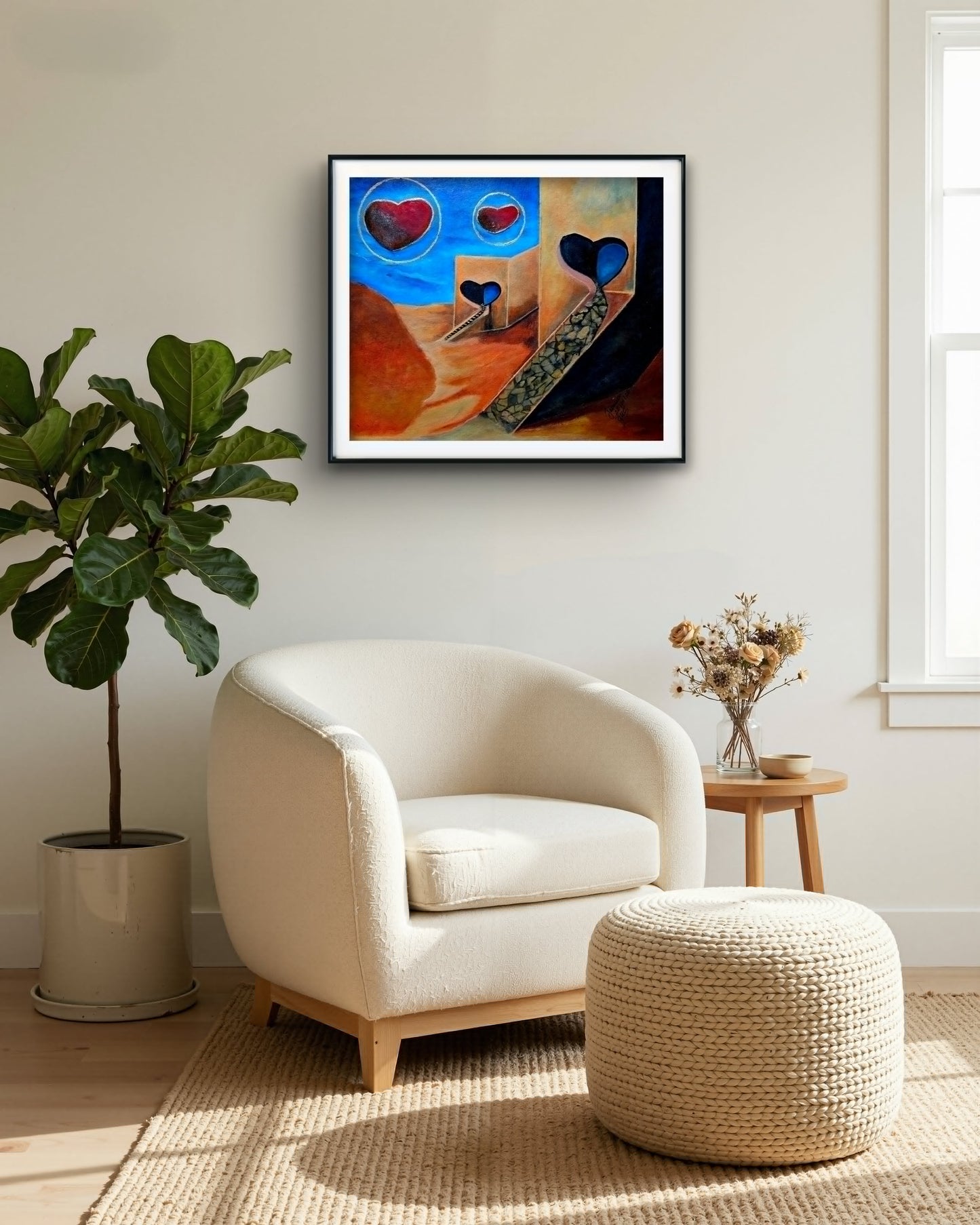 The Heart Path Original acrylic Painting by Jasmina Mendoza. - 39