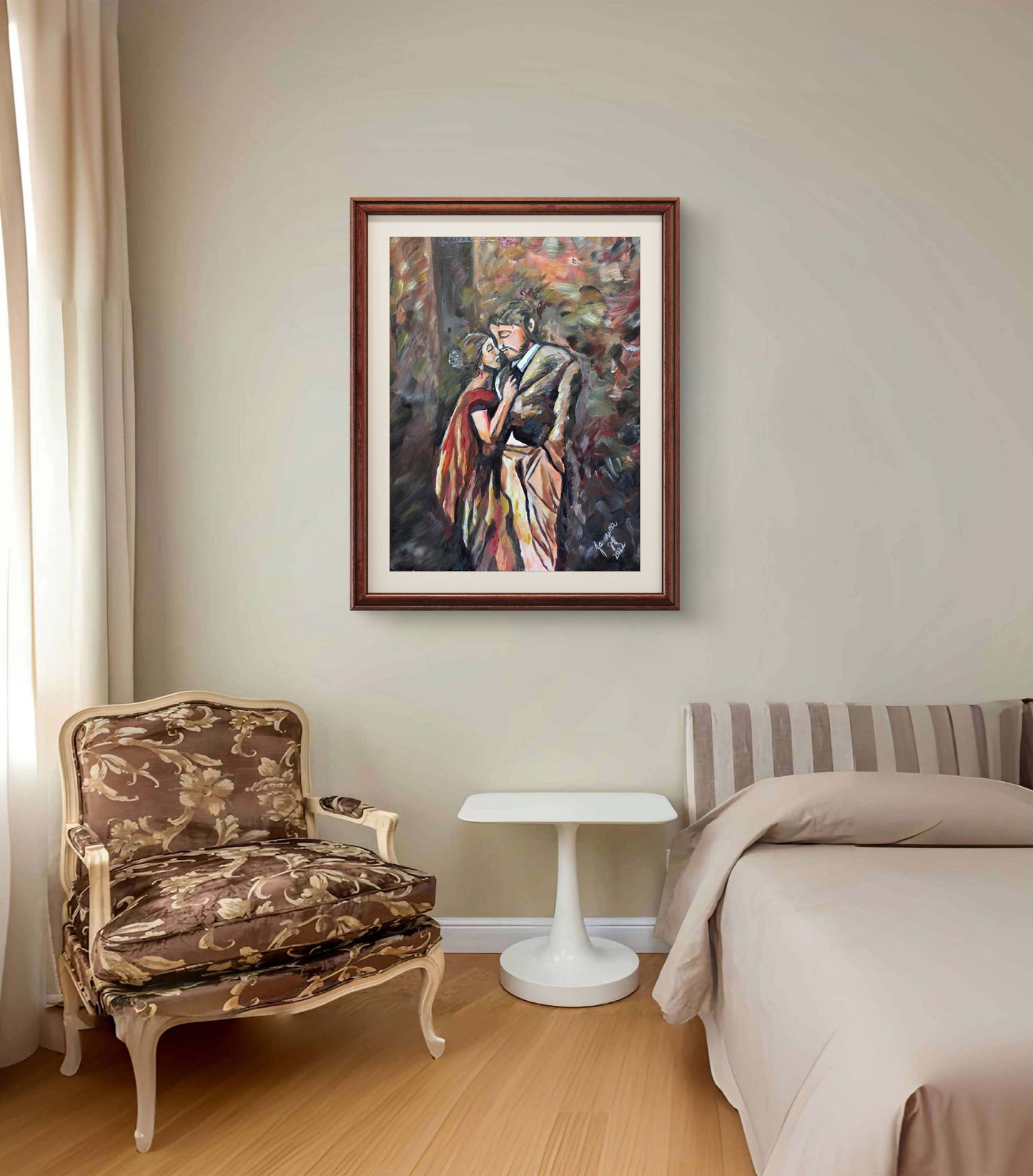 Love Is in the Air original acrylic painting by Jasmina Mendoza | Art is my Universe