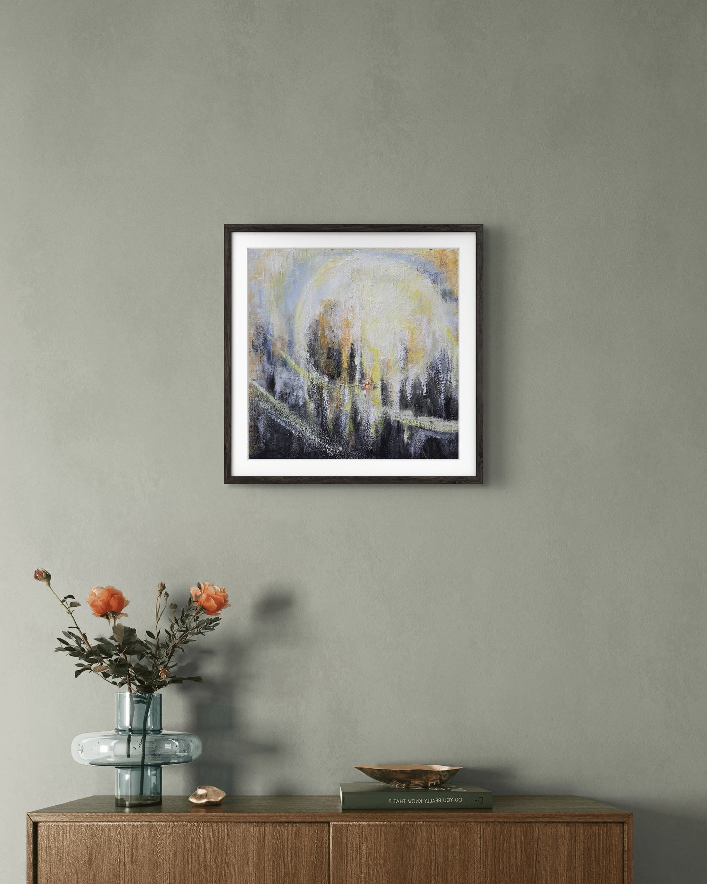Quiet Light – Original Acrylic Painting by Jasmina Mendoza - 8
