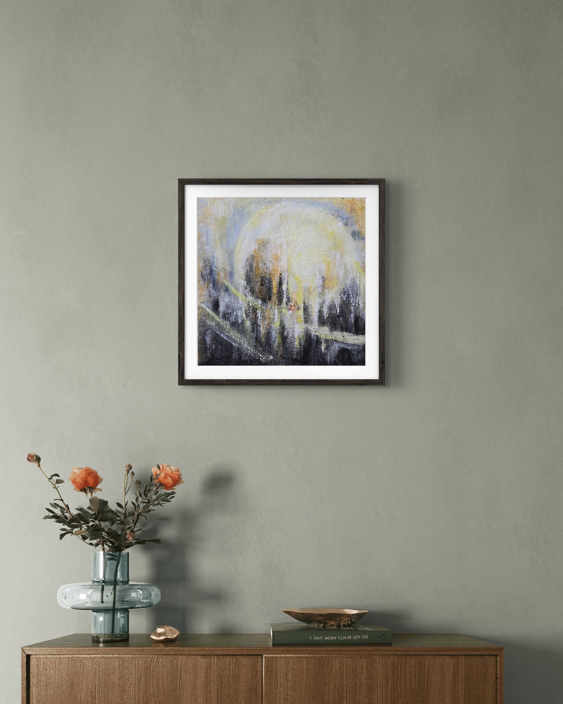 Quiet Light – Original Acrylic Painting by Jasmina Mendoza - 8