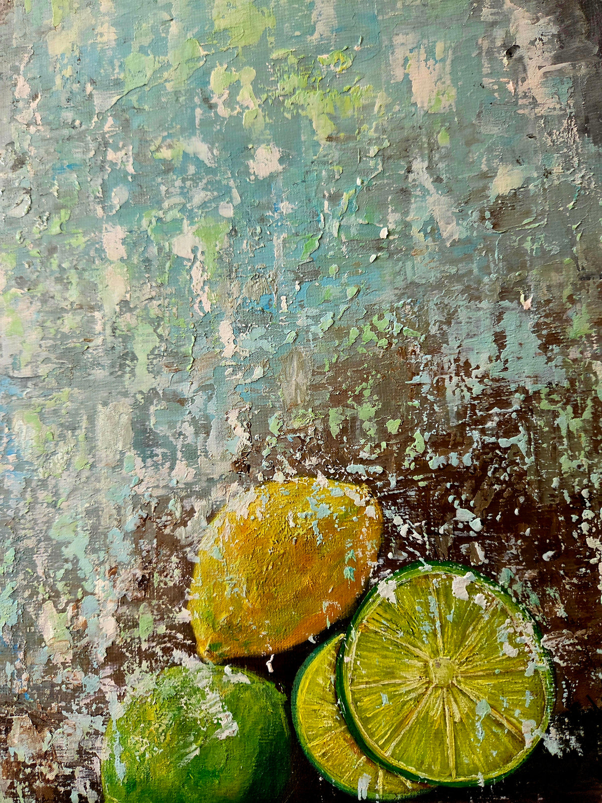 Frozen Contemporary Acrylic Painting by Jasmina Mendoza