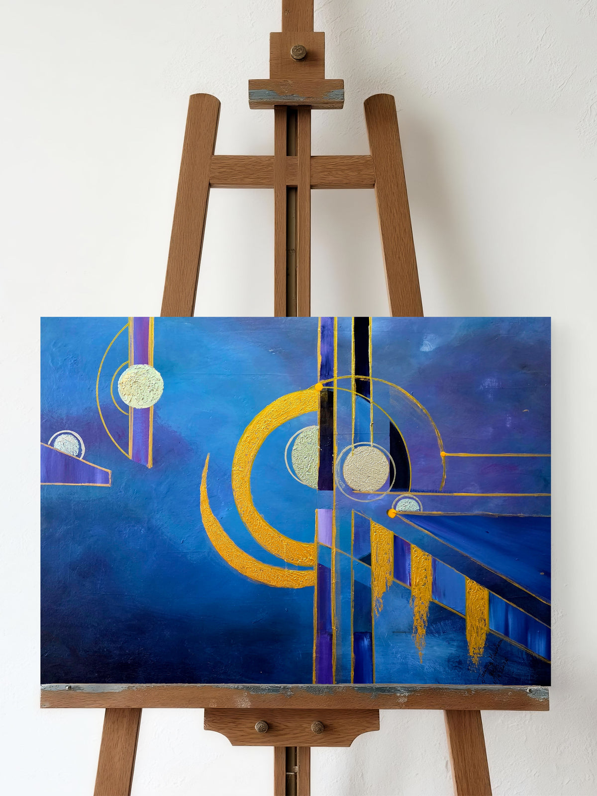 My Own Pace contemporary abstract by Jasmina Mendoza