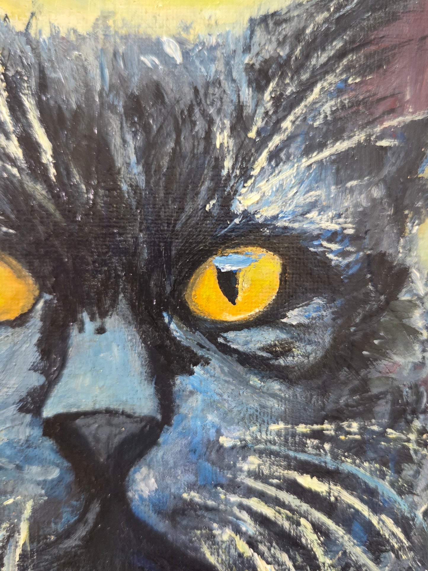 Wild Presence original acrylic painting by Jasmina Mendoza - 1