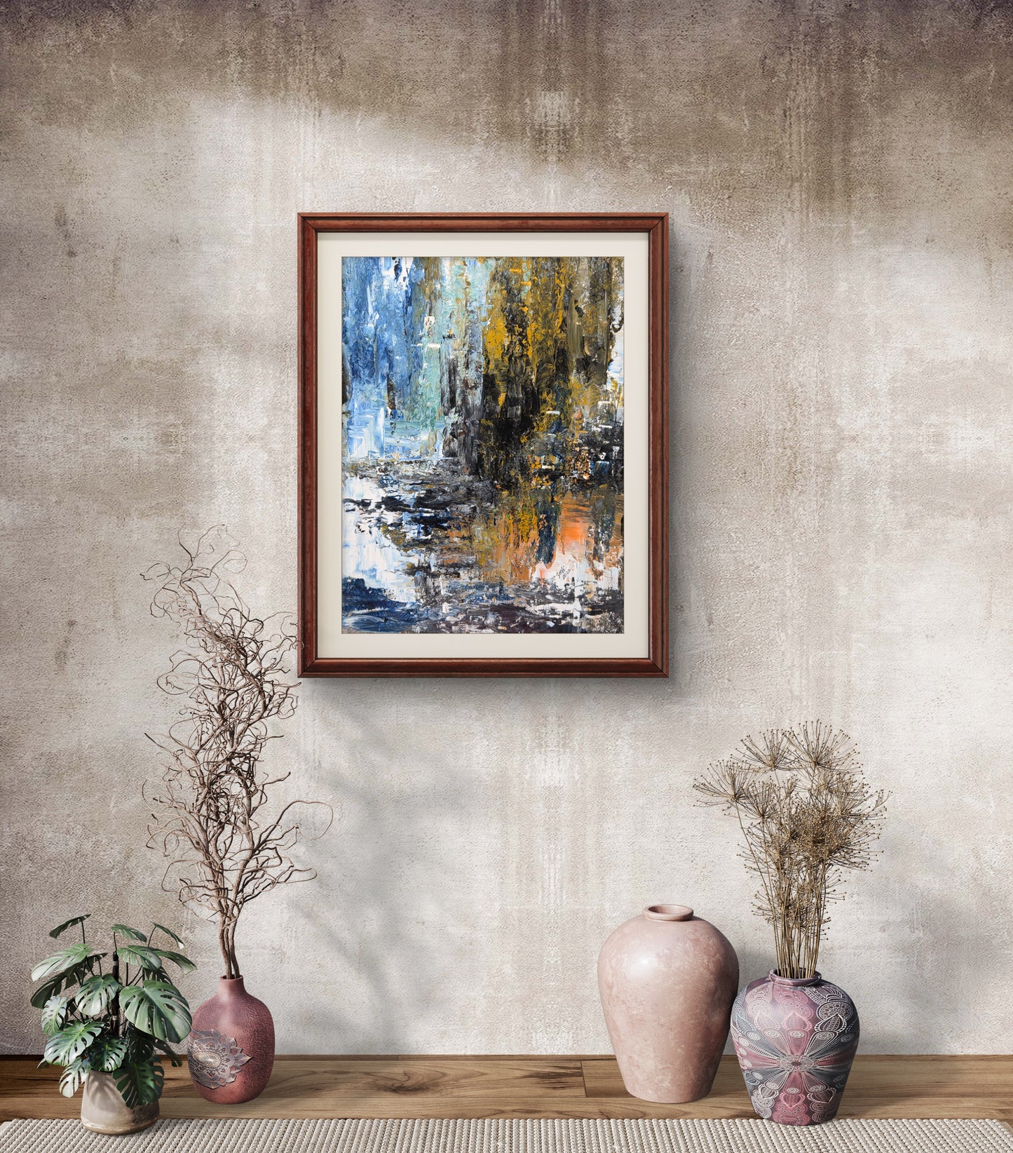 Reflections – Original Acrylic Painting by Jasmina Mendoza