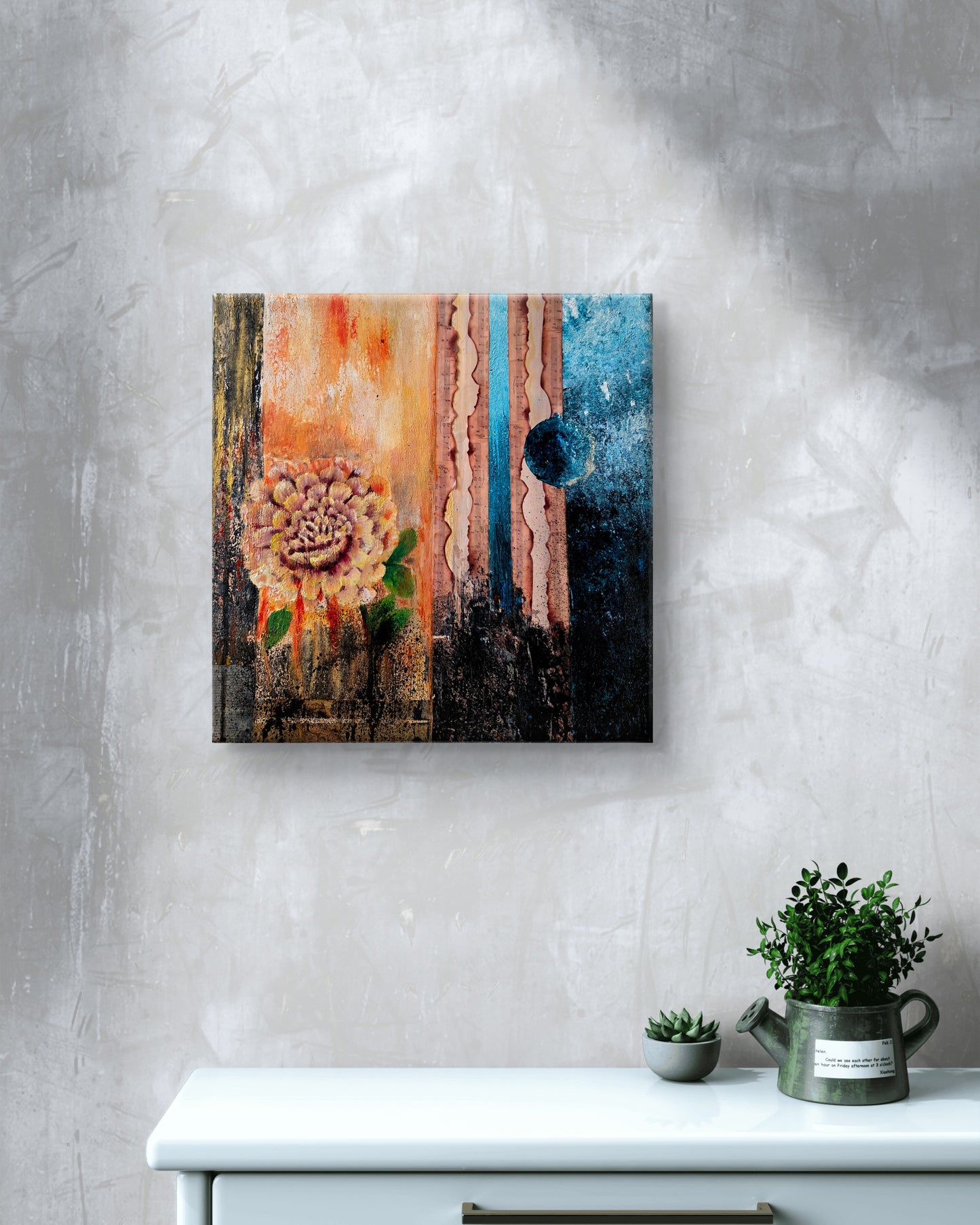 Between Notes - Original Mixed Media Painting