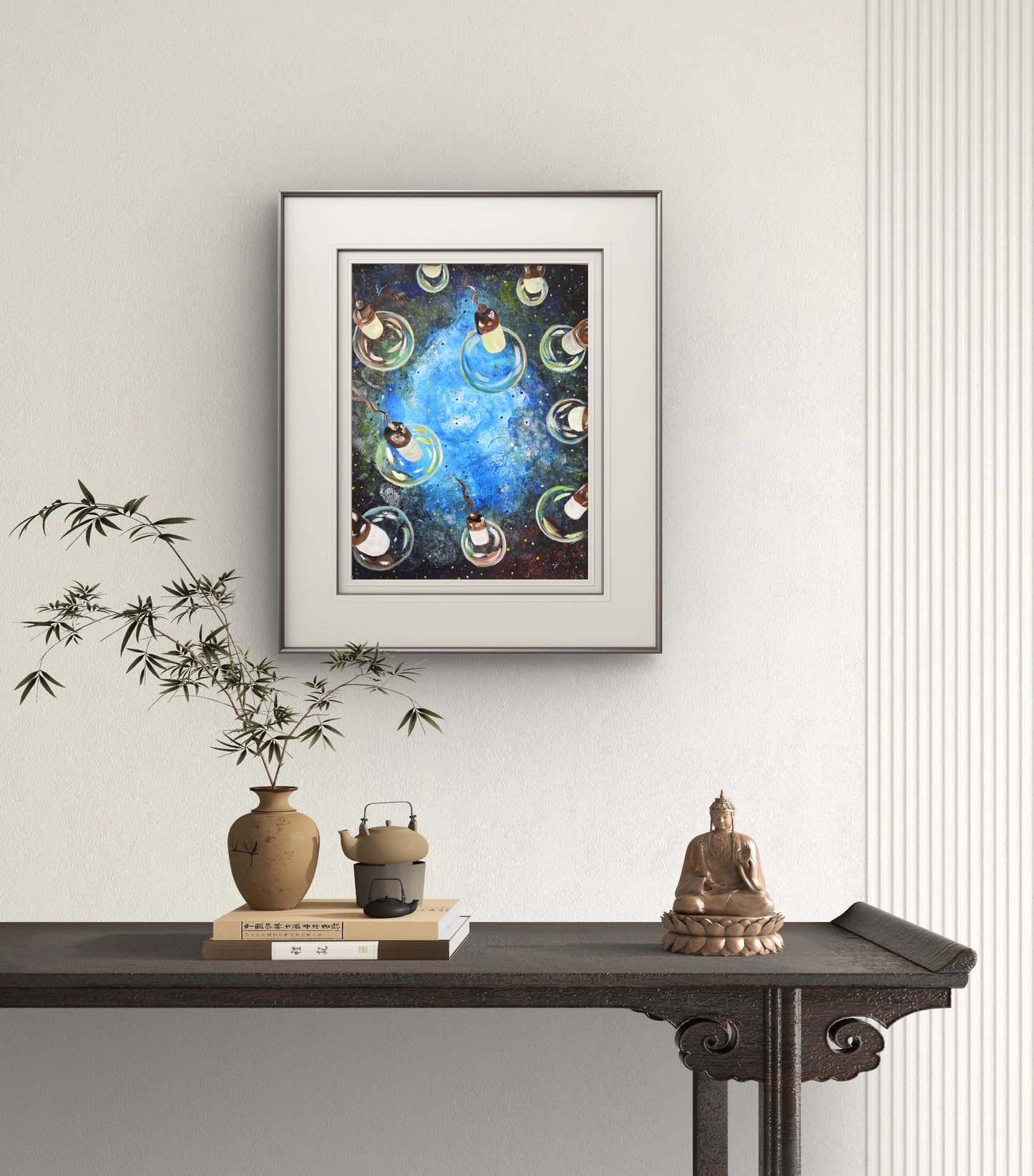 Let the Universe Take Care of Details – Original Acrylic Painting by Jasmina Mendoza