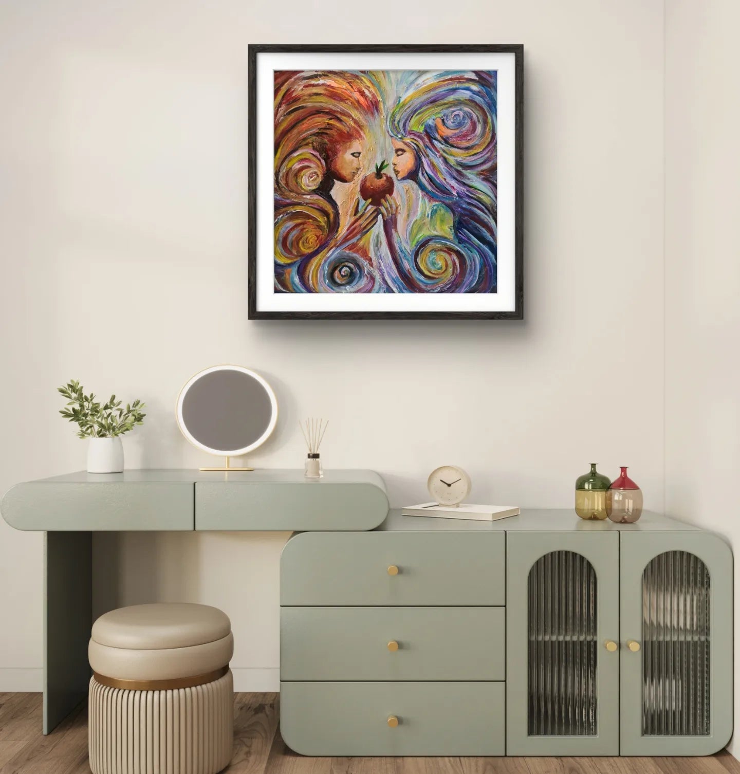 Forbidden Original Abstract Impasto Painting - 4