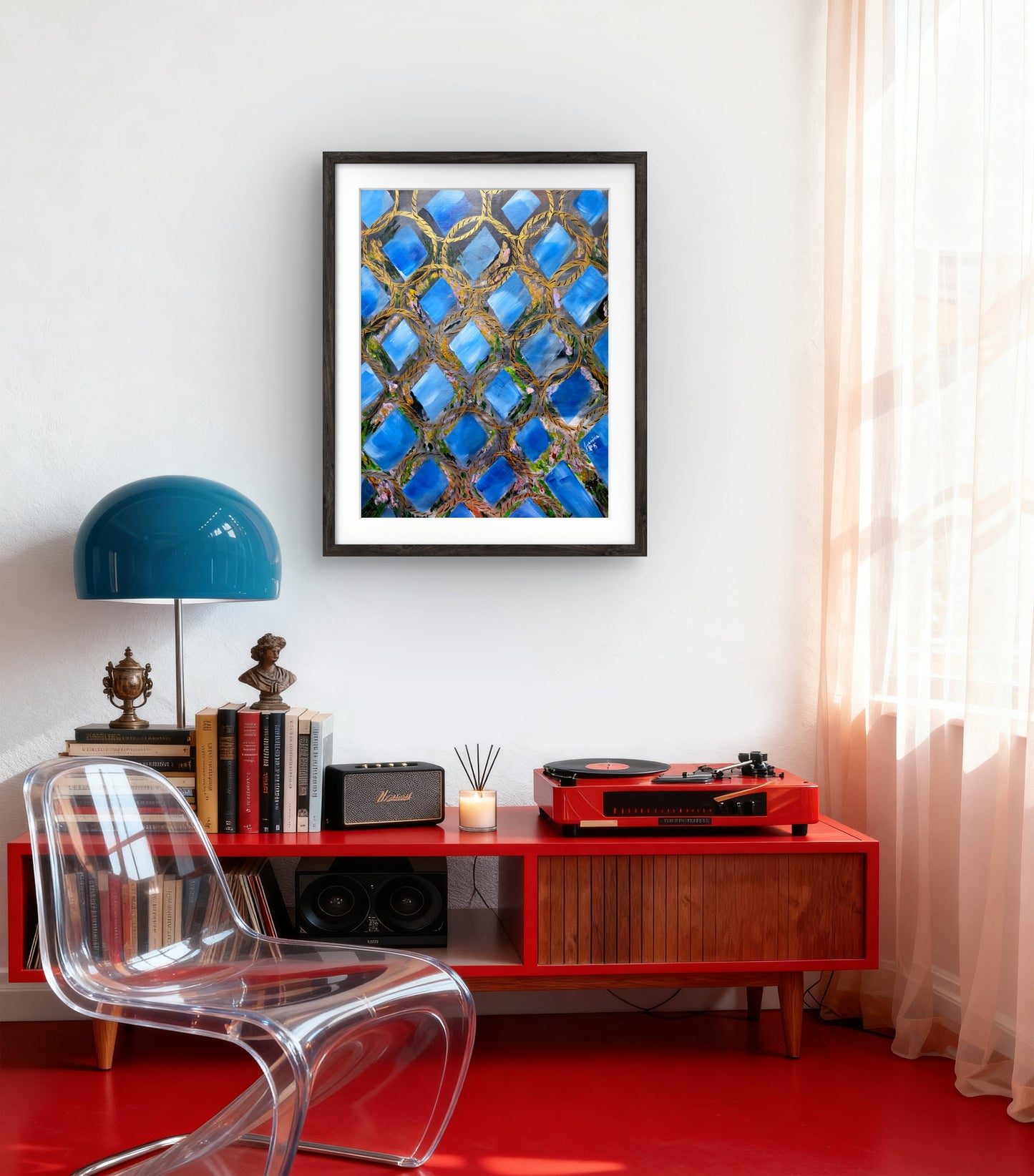 Behind the Fence – Original Painting by Jasmina Mendoza - 2