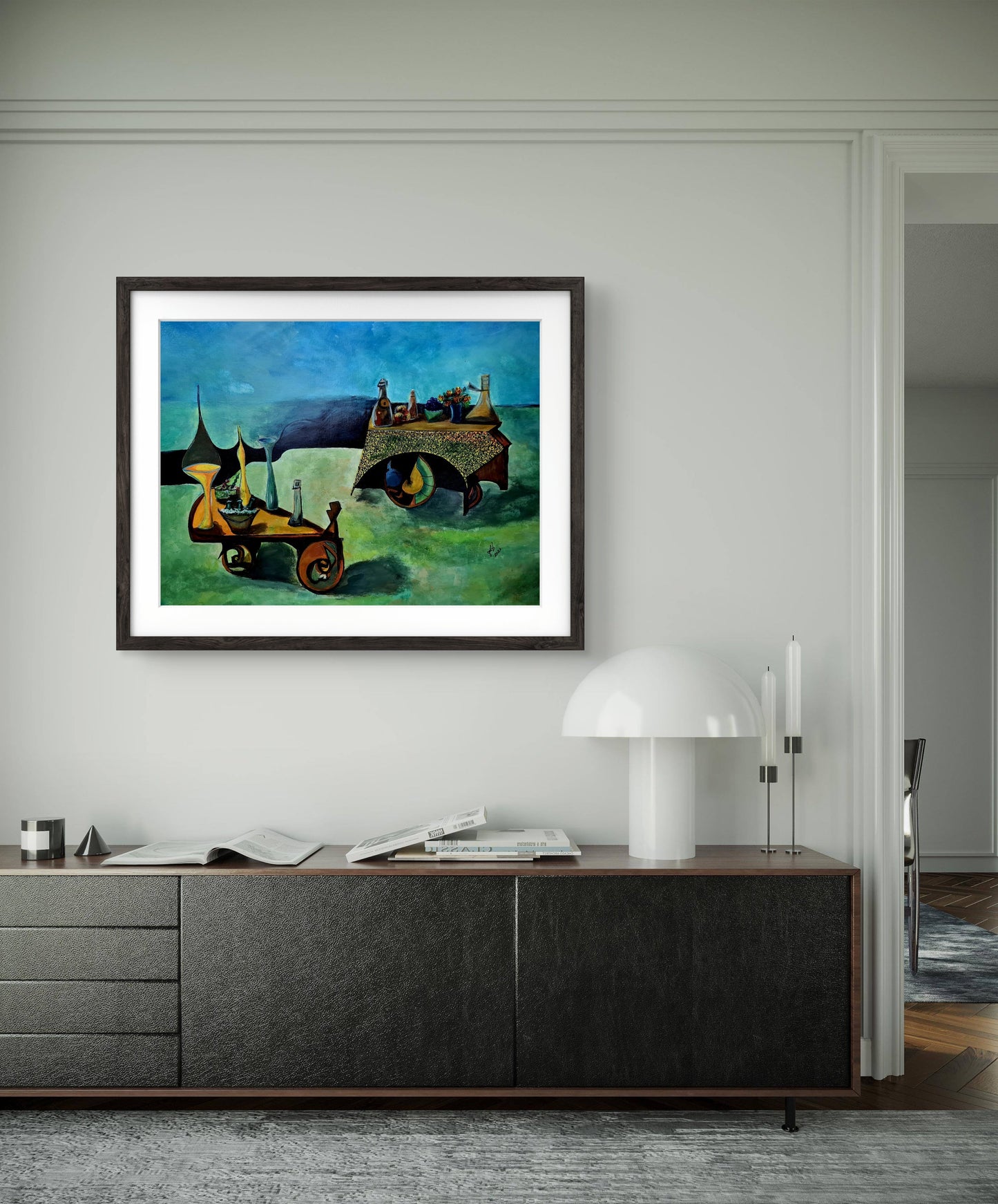 The Beer’s Cart Original Acrylic Painting by Jasmina Mendoza - 3