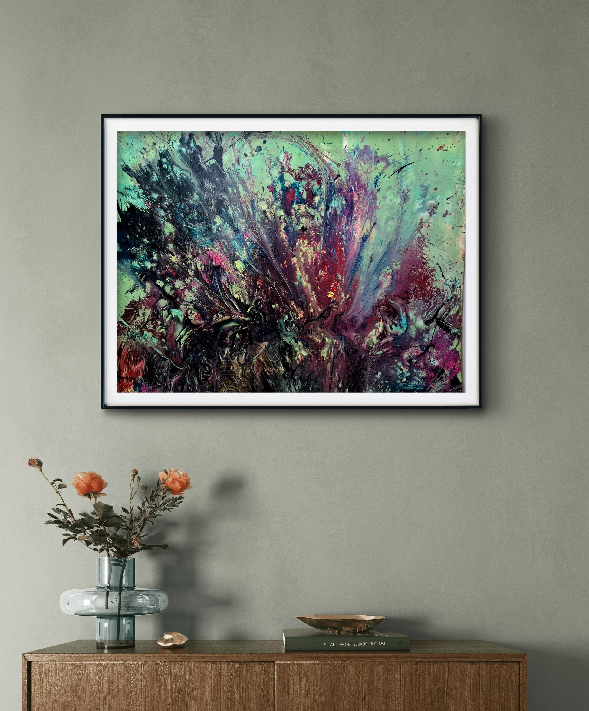 Floral Nebula – Original Painting by Jasmina Mendoza - 1