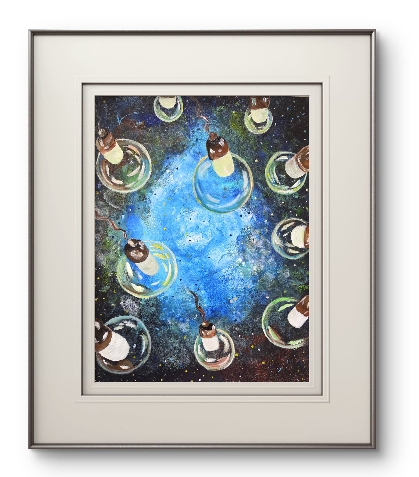 Let the Universe Take Care of Details – Original Acrylic Painting by Jasmina Mendoza