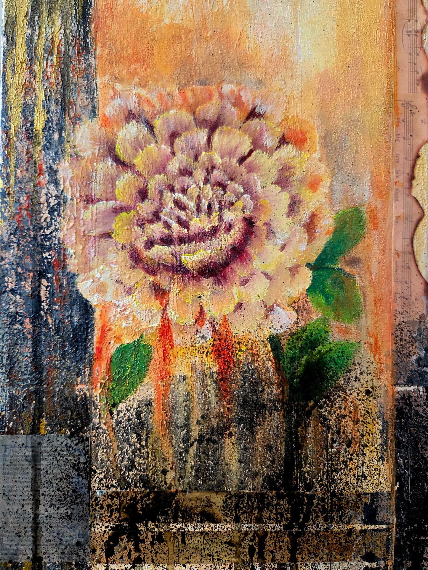Between Notes - Original Mixed Media Painting