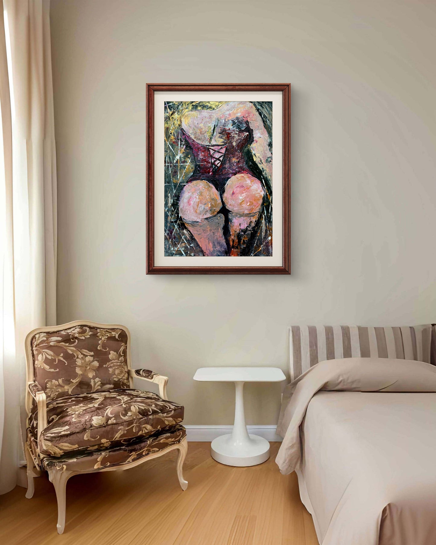 Bold Curves – Original Acrylic Painting by Jasmina Mendoza - 12