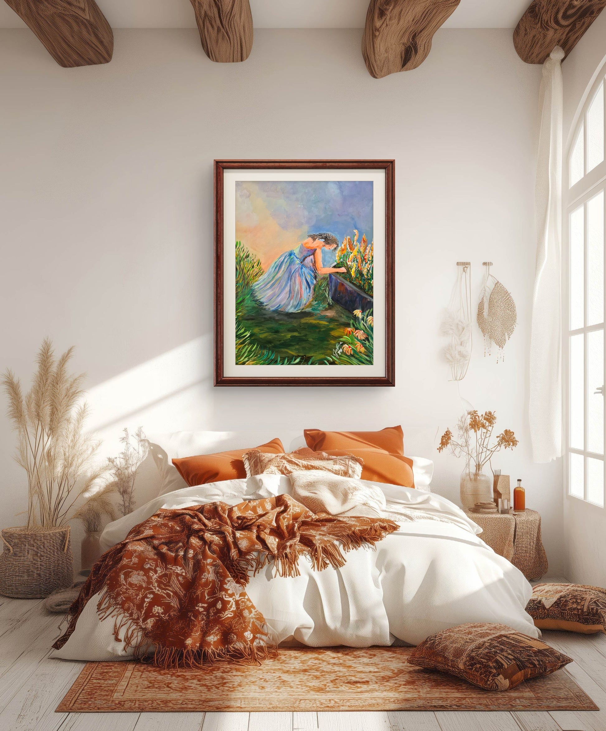 In The Garden- Original Painting. | Art is my Universe