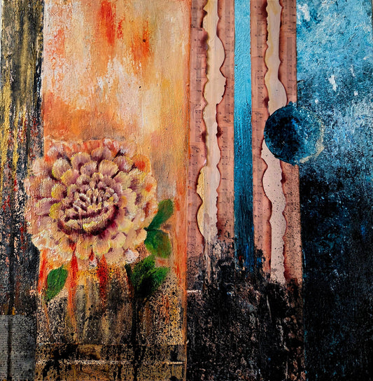 Between Notes - Original Mixed Media Painting - 0