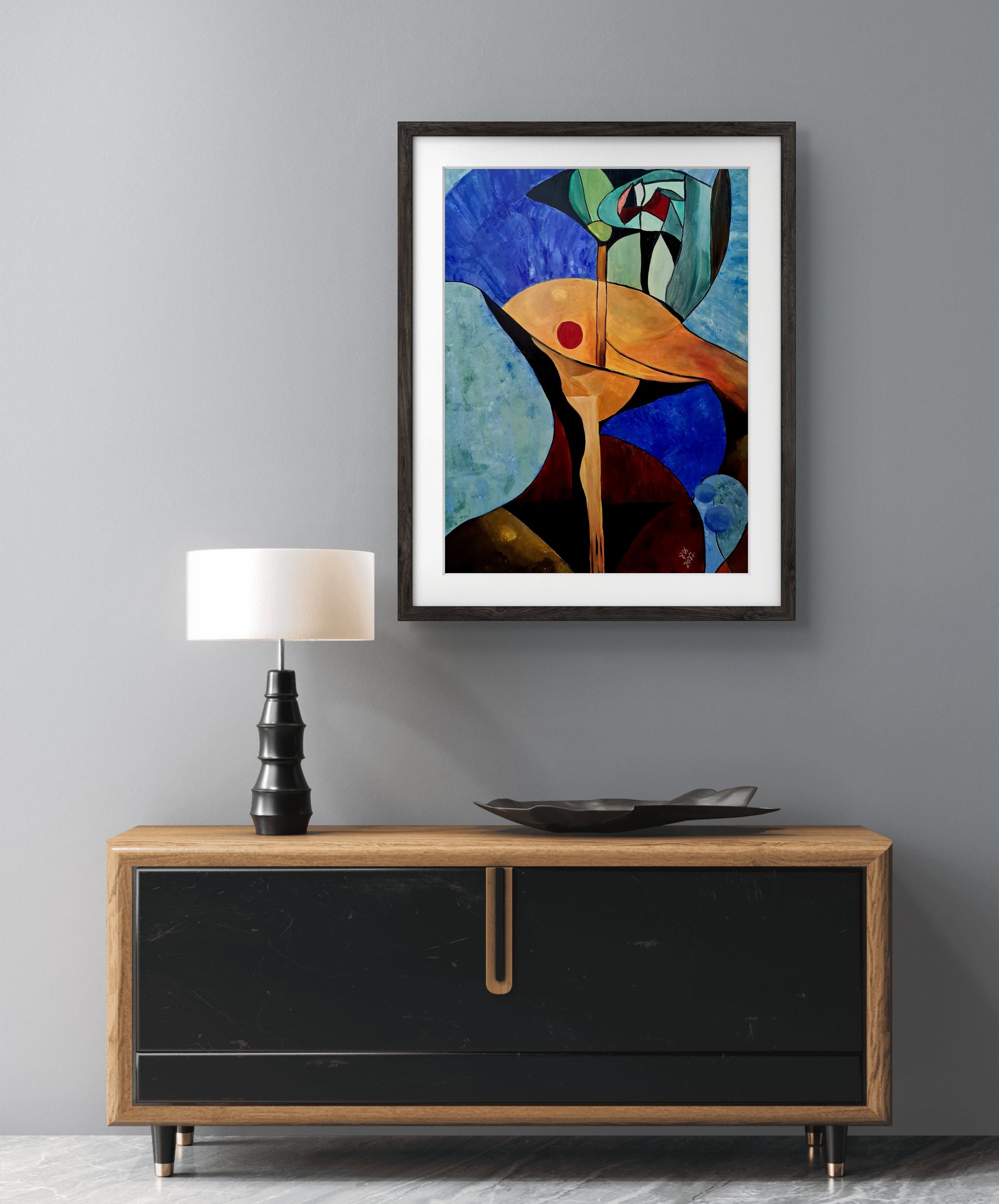 Going to Work – Original Acrylic Painting by Jasmina Mendoza - 2