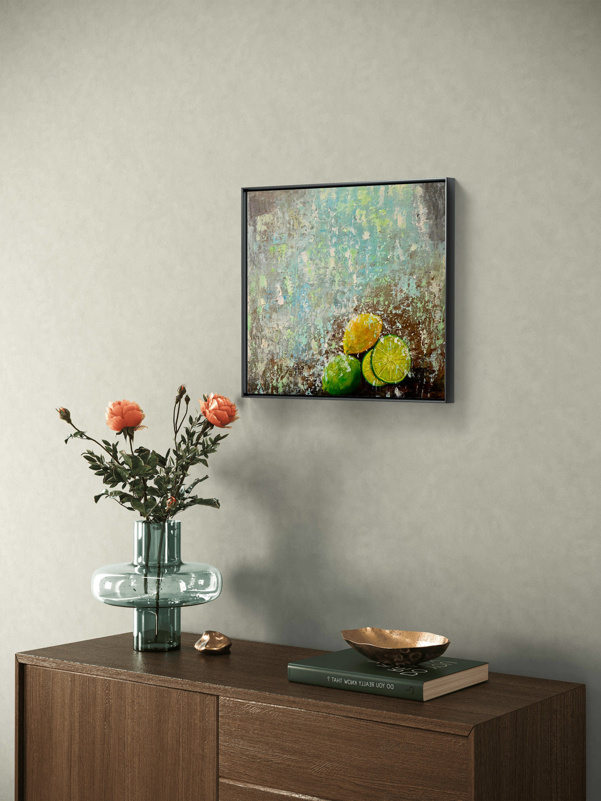 Frozen Contemporary Acrylic Painting by Jasmina Mendoza