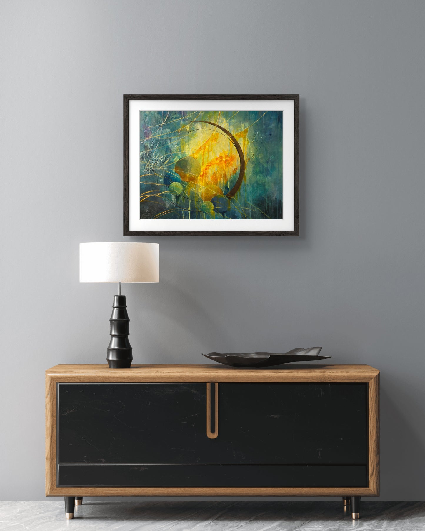 Celestial Flow – Original Abstract Painting by Jasmina Mendoza