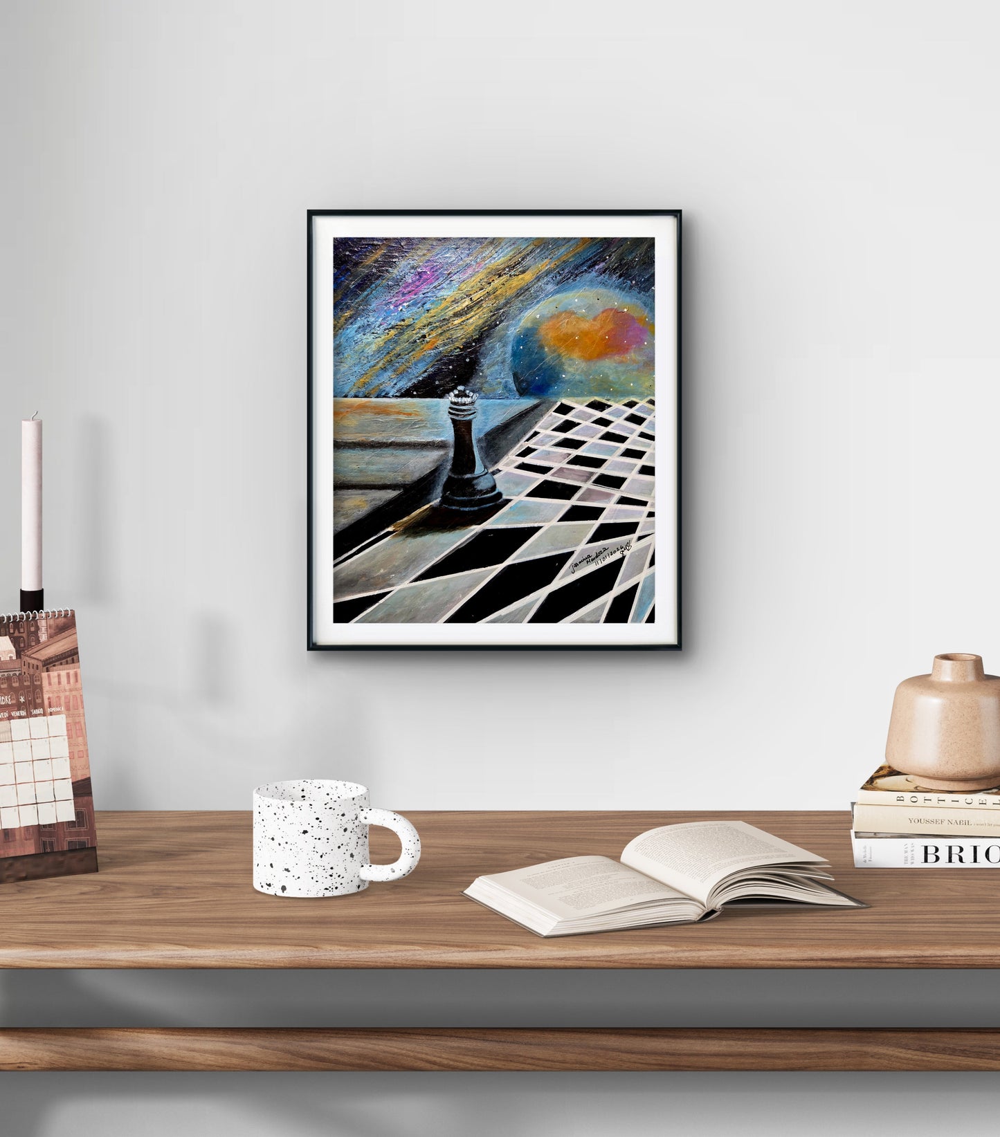 Escape from Reality Original Acrylic Painting by Jasmina Mendoza - 2