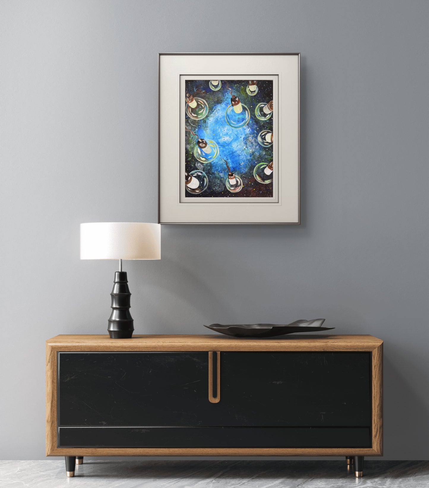 Let the Universe Take Care of Details – Original Acrylic Painting by Jasmina Mendoza