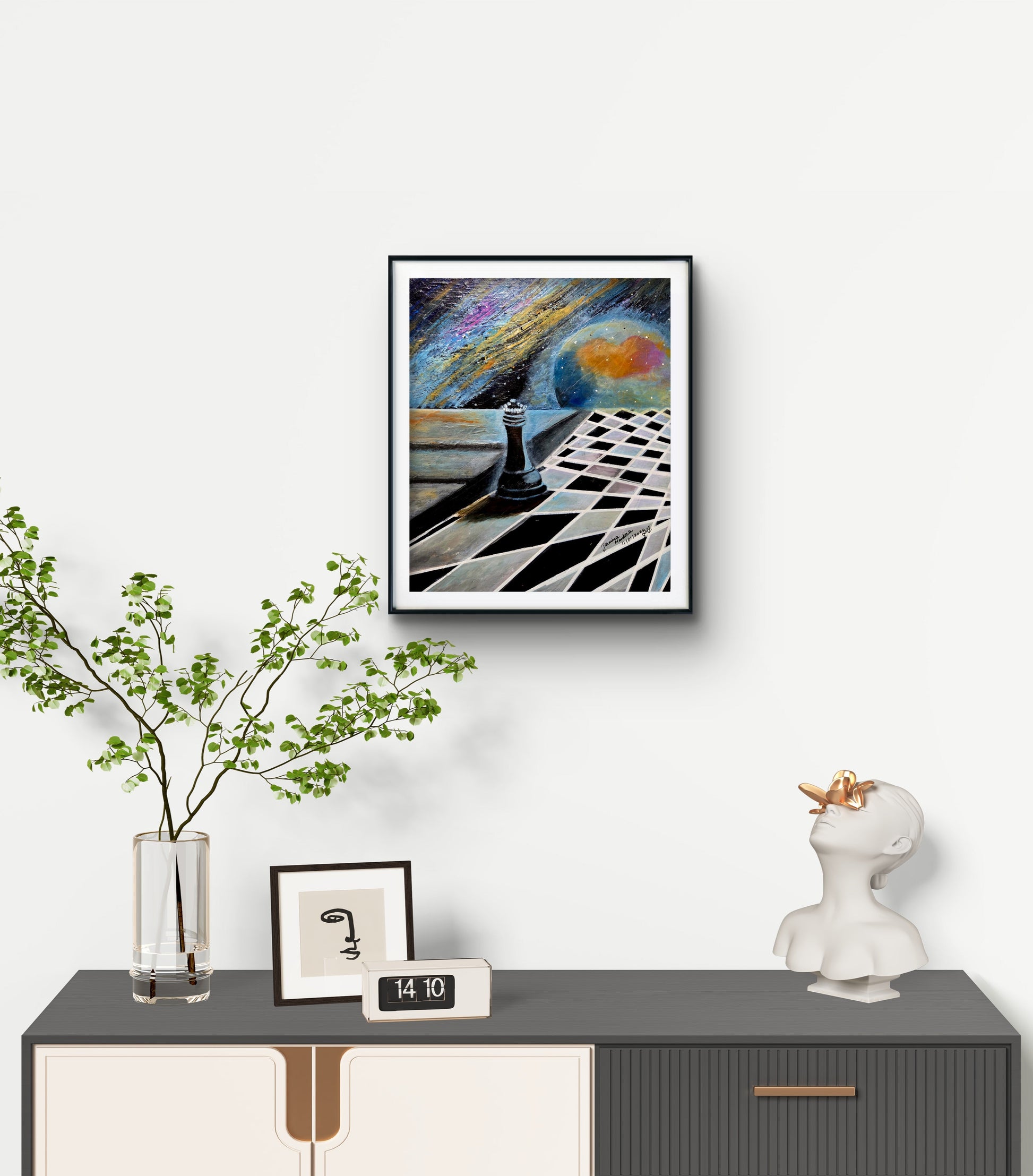 Escape from Reality Original Acrylic Painting by Jasmina Mendoza - 11