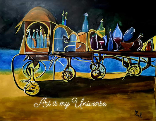 The beer's cart. | Art is my Universe