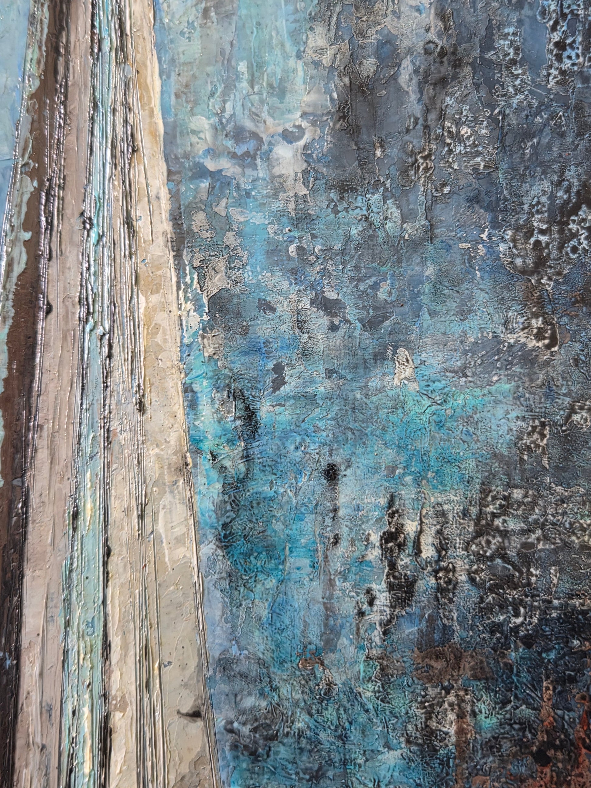 Skylon Tower - Acrylic and Inks on Canvas Panel - 13