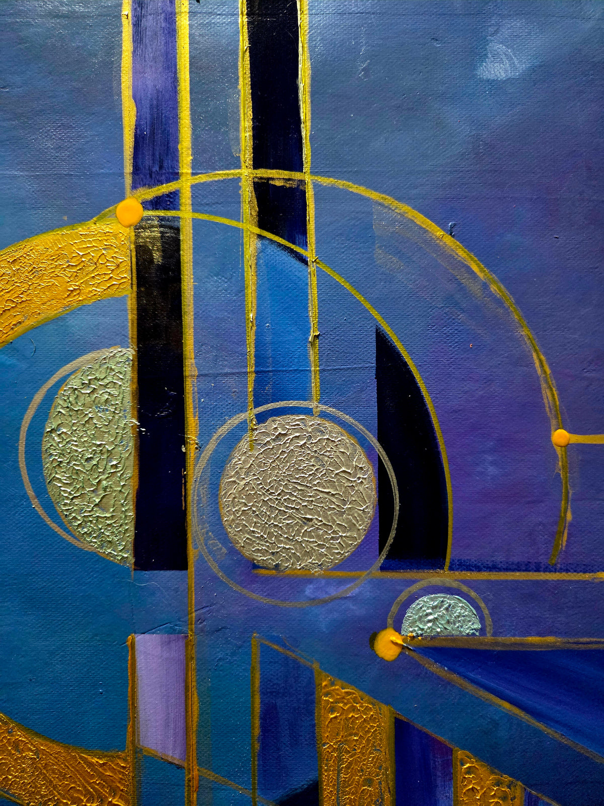 My Own Pace contemporary abstract by Jasmina Mendoza