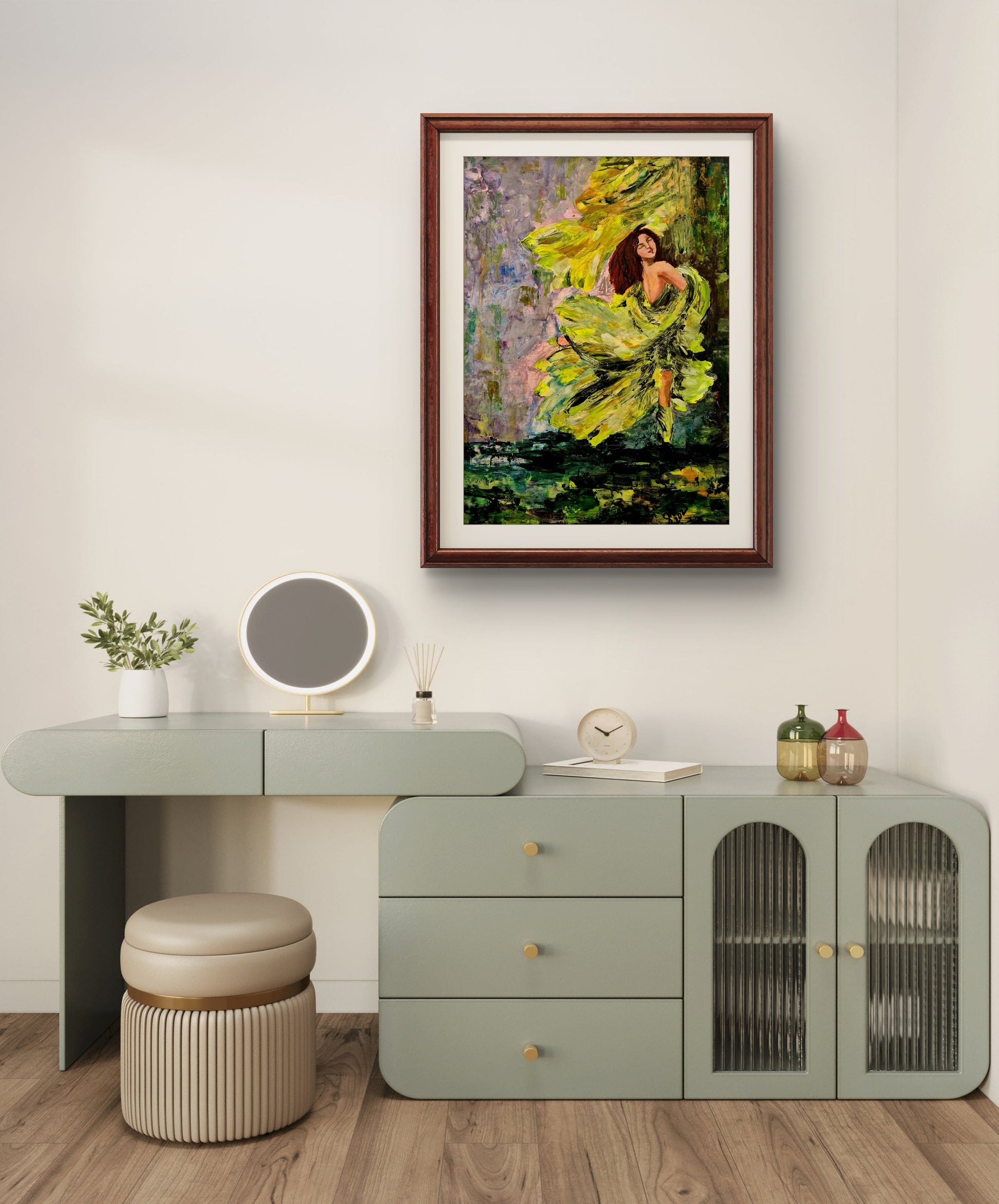 Rebel in Bloom - Original Painting | Art is my Universe