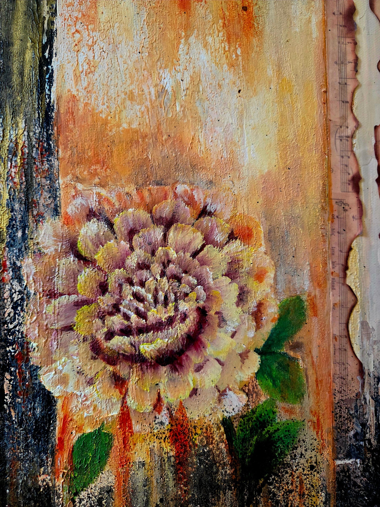 Between Notes - Original Mixed Media Painting