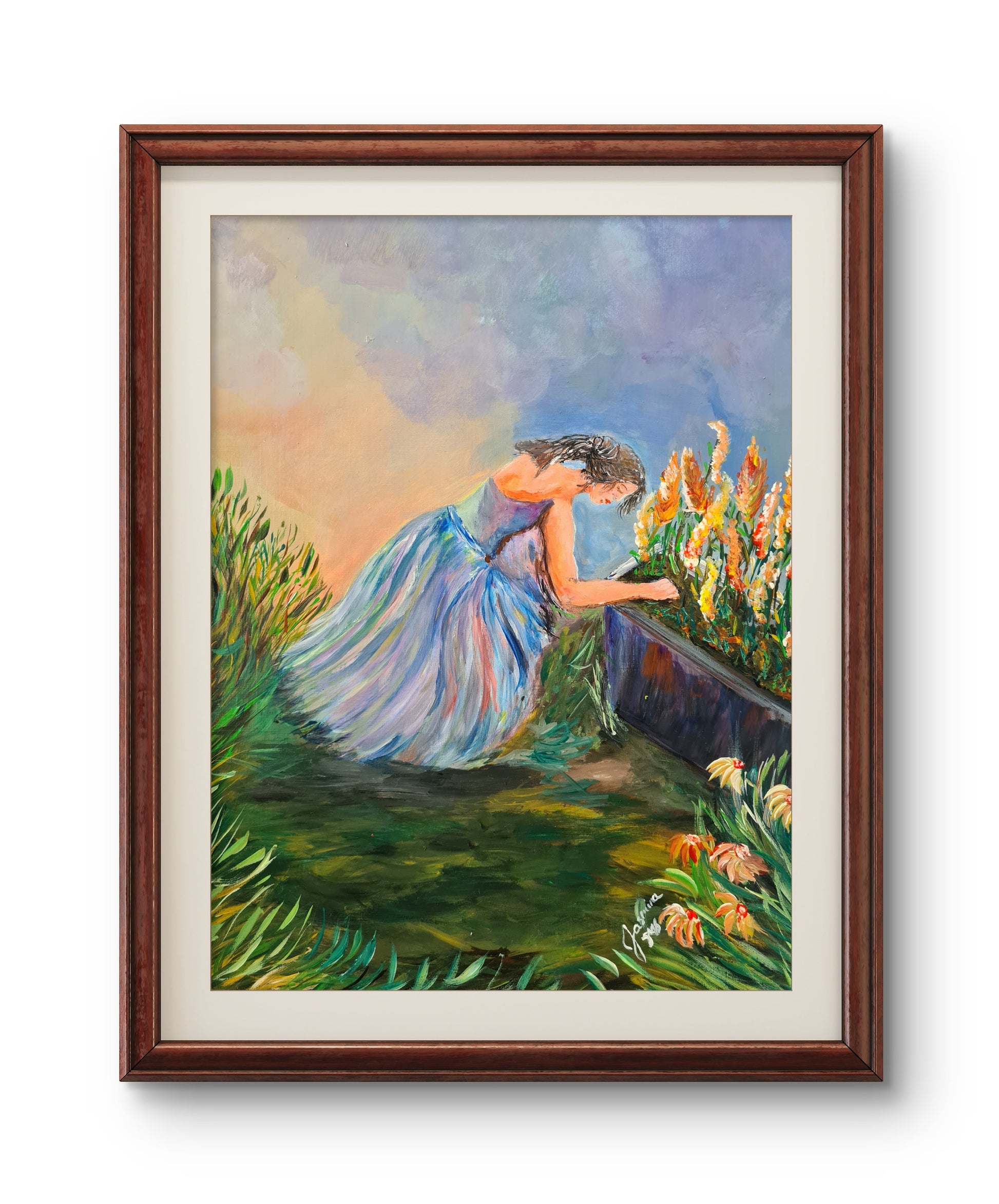 In The Garden- Original Painting. | Art is my Universe