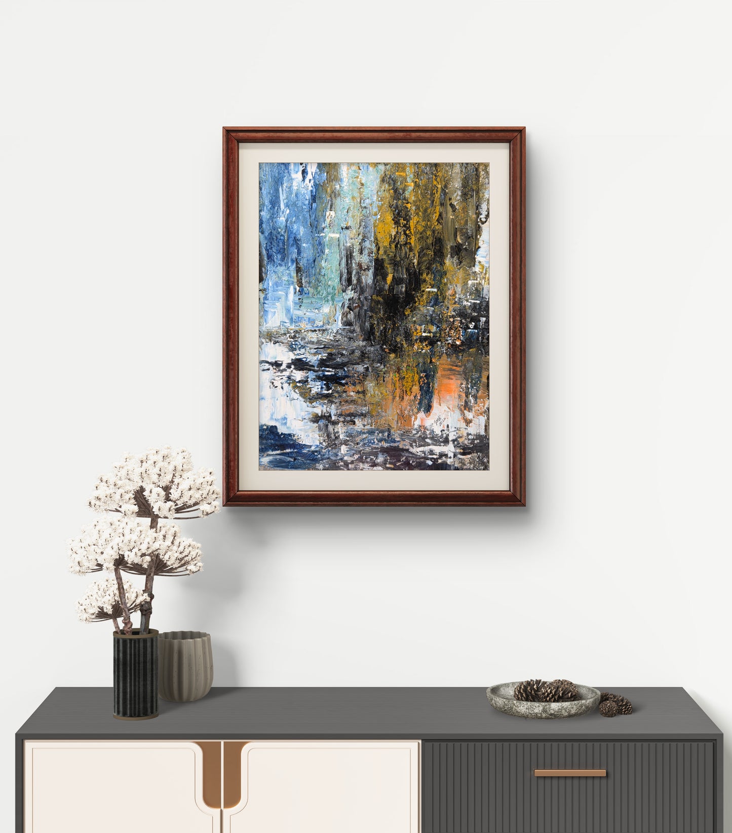 Reflections – Original Acrylic Painting by Jasmina Mendoza