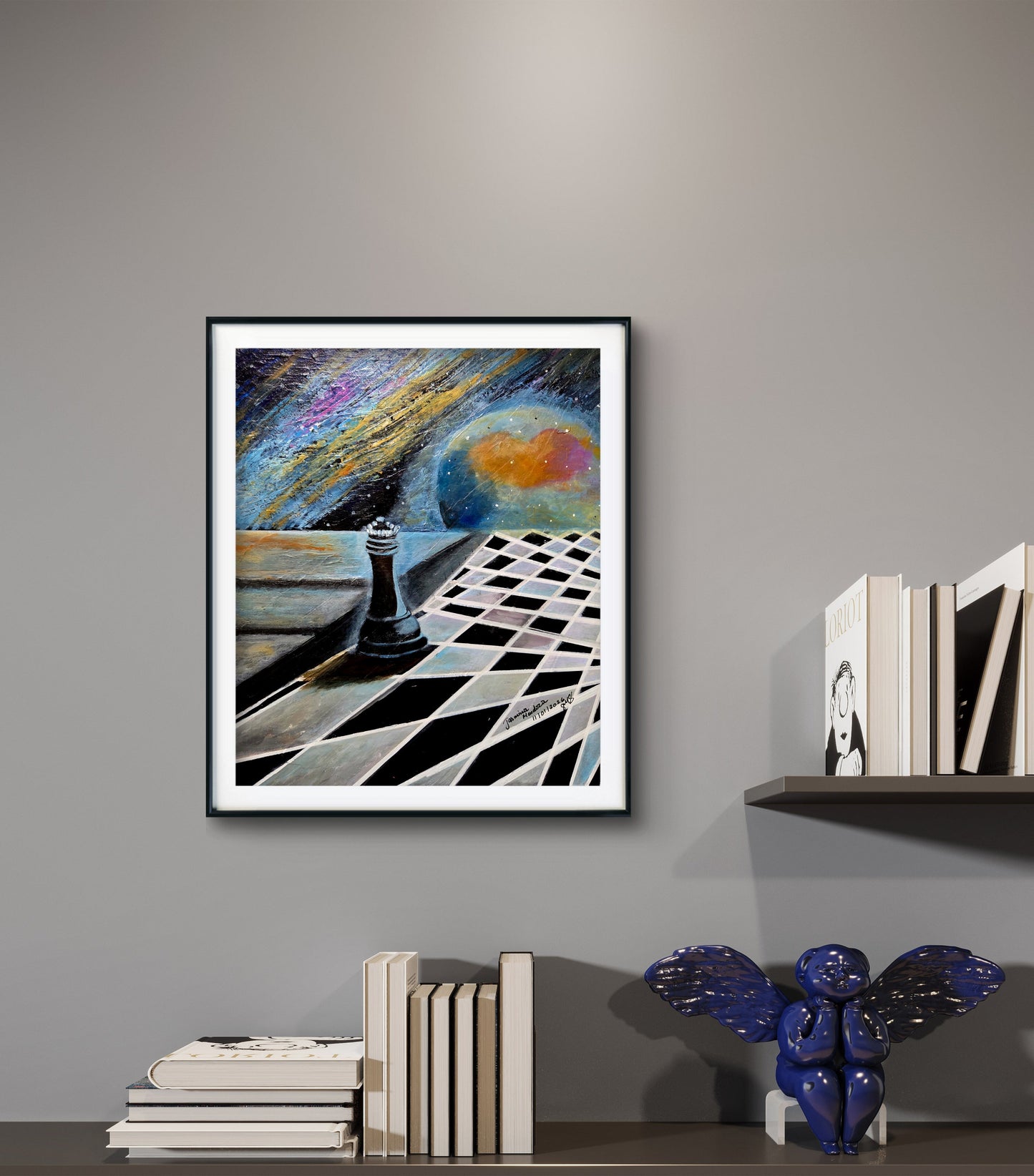 Escape from Reality Original Acrylic Painting by Jasmina Mendoza - 5