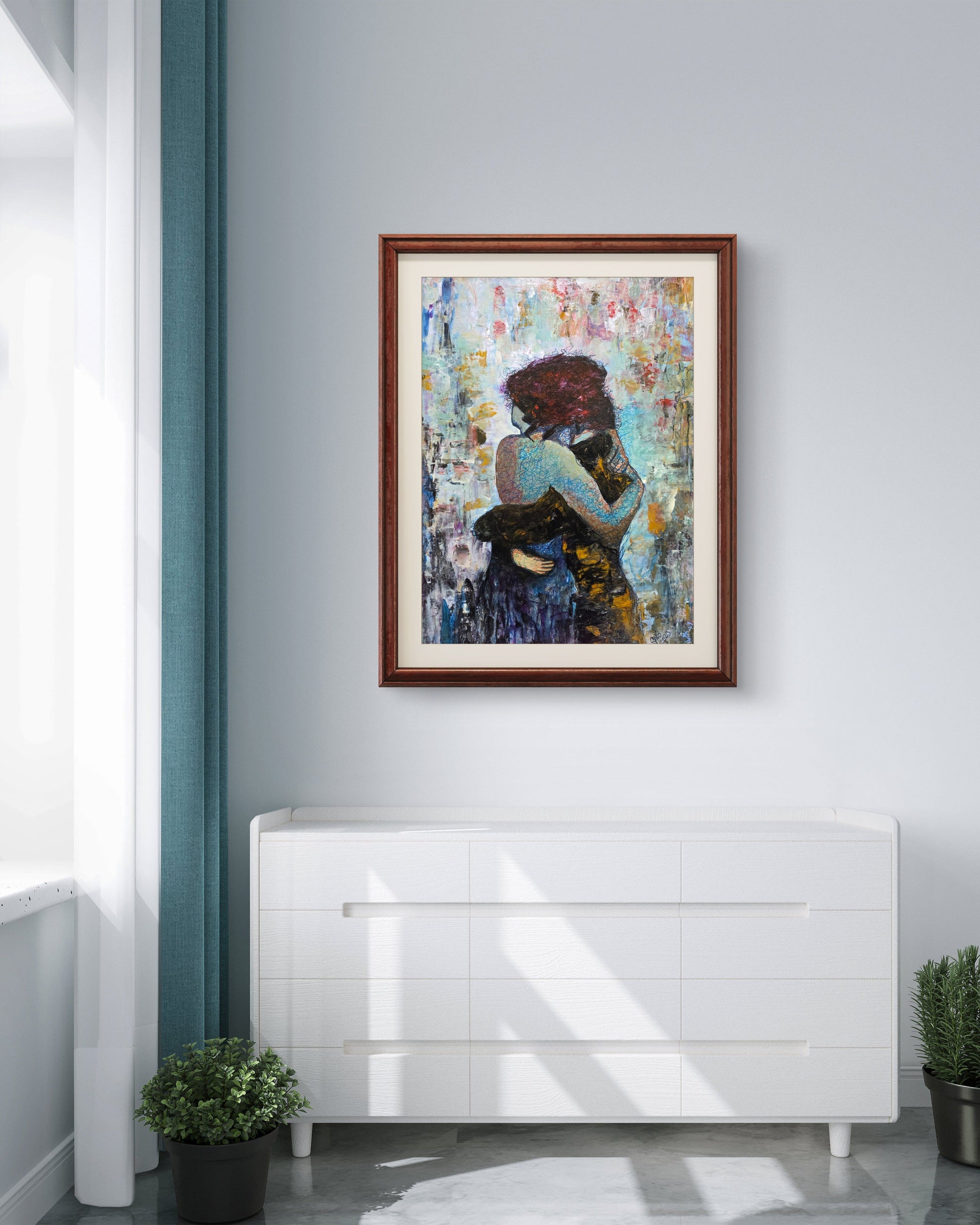 Between Two Heartbeats – Original Painting by Jasmina Mendoza - 5