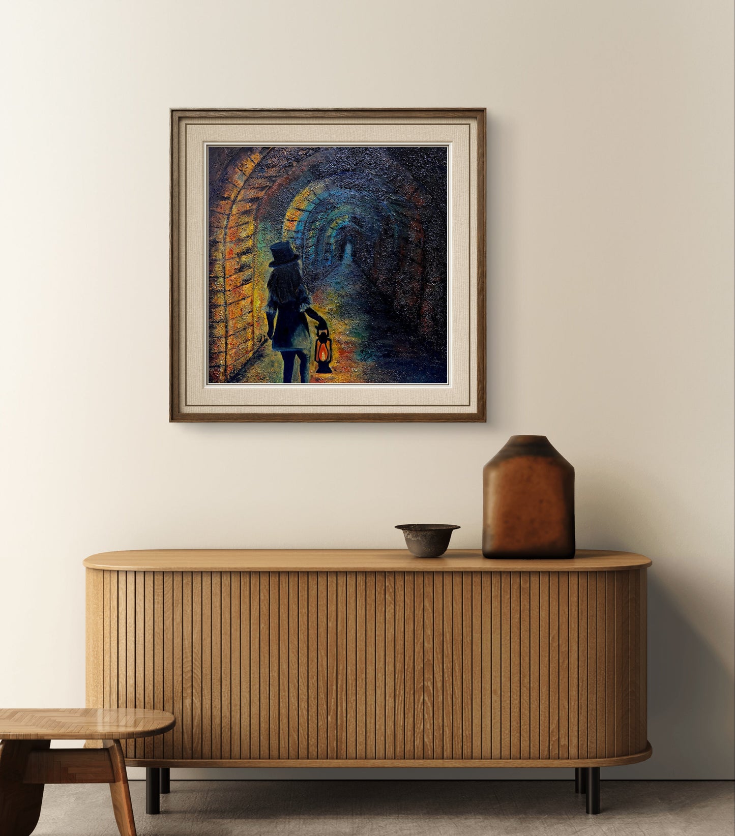 The Keeper of Light – Original Mixed Media Painting - 17