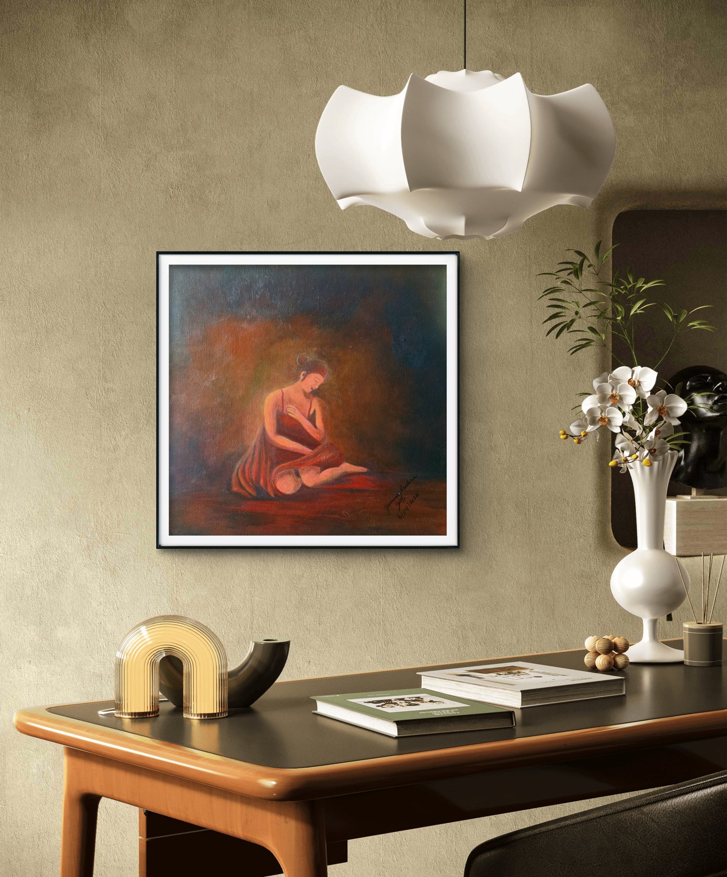 Vulnerability – Original Acrylic Painting by Jasmina Mendoza - 7