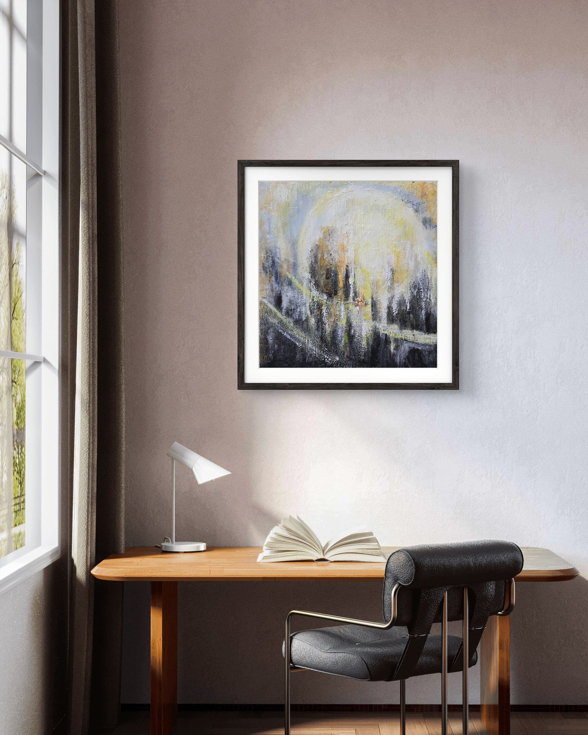 Quiet Light – Original Acrylic Painting by Jasmina Mendoza - 17