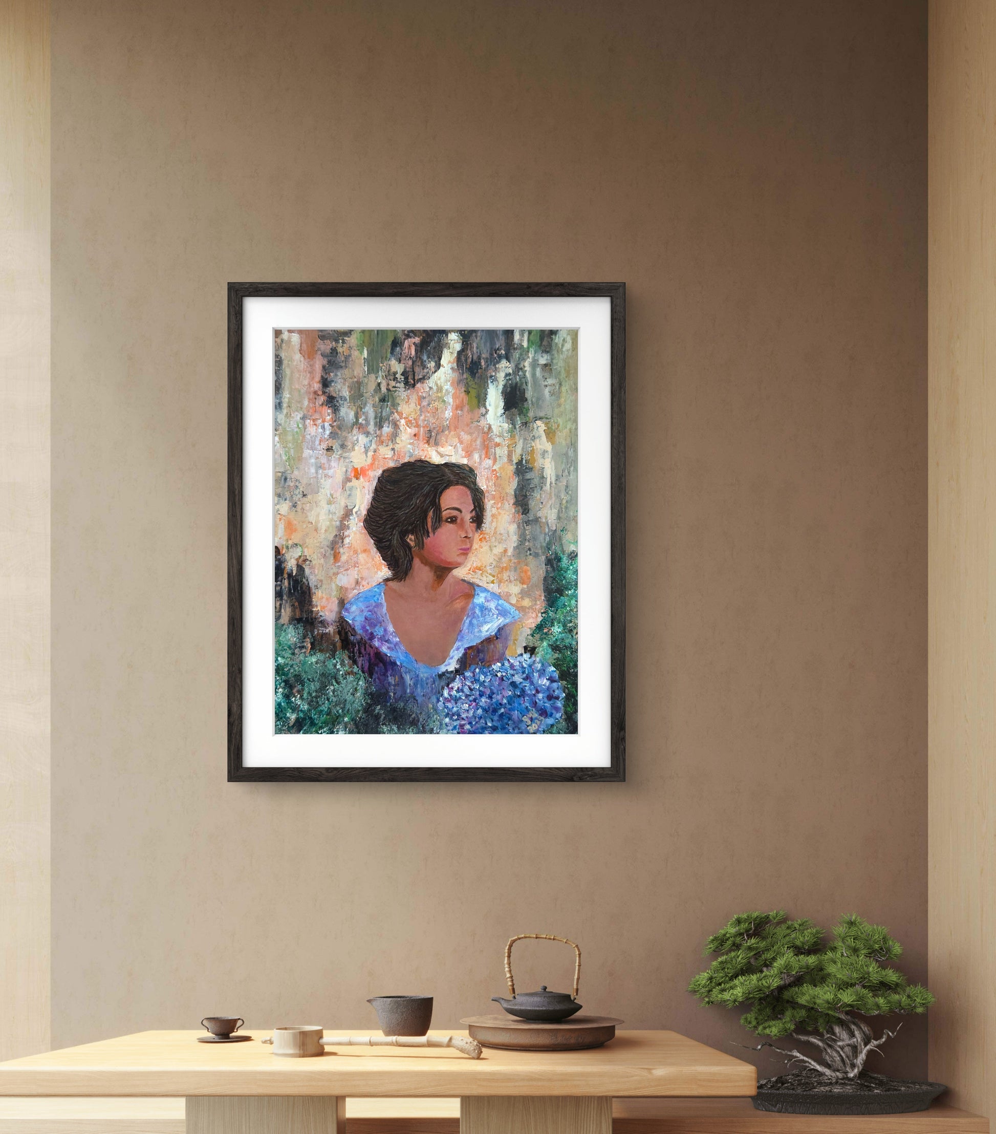 Behind The Quiet Garden – Original Painting by Jasmina Mendoza - 10