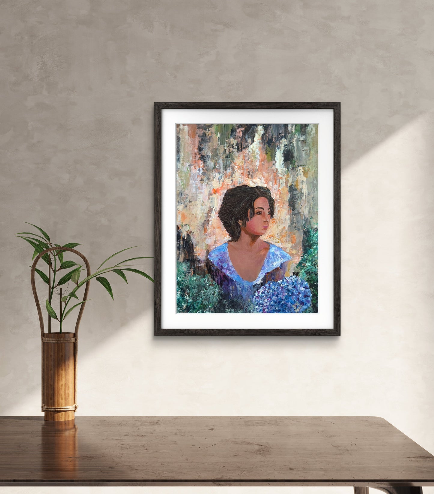 Behind The Quiet Garden – Original Painting by Jasmina Mendoza - 19