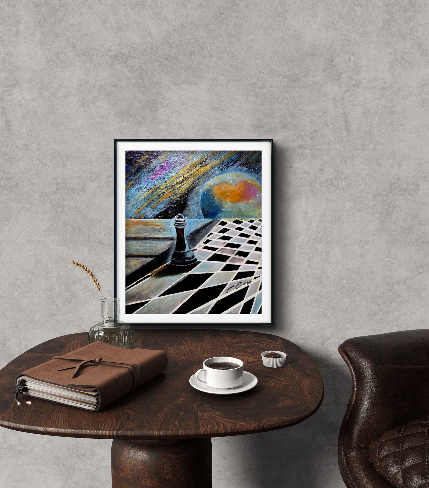 Escape from Reality Original Acrylic Painting by Jasmina Mendoza - 6