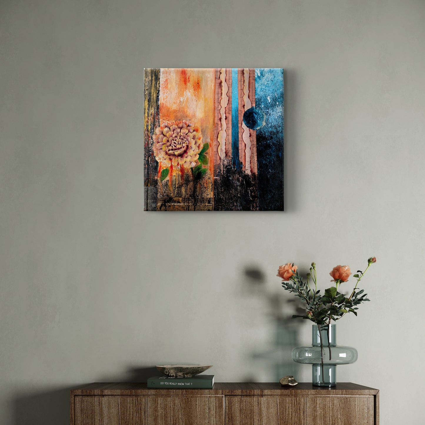 Between Notes - Original Mixed Media Painting