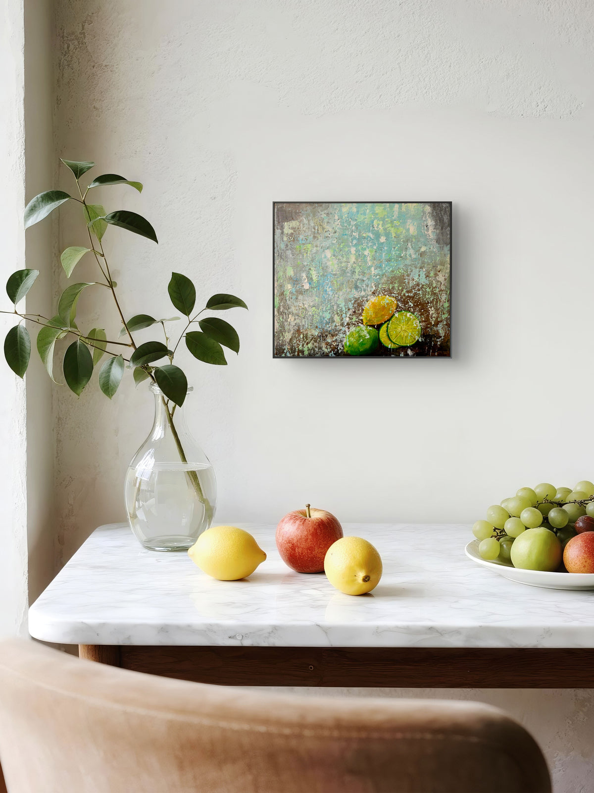 Frozen Contemporary Acrylic Painting by Jasmina Mendoza