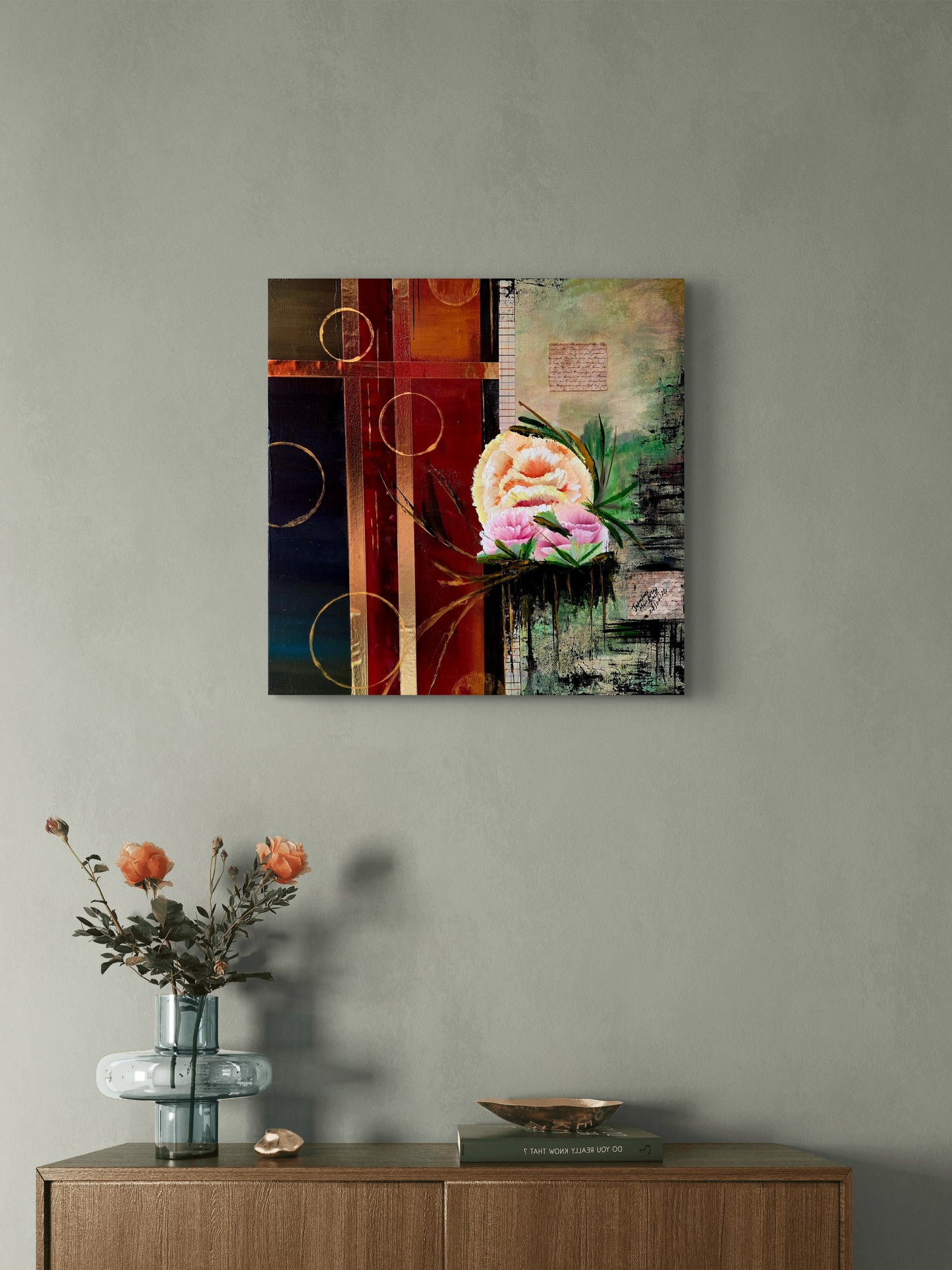 The Letters We Keep - Original Mixed Media Painting