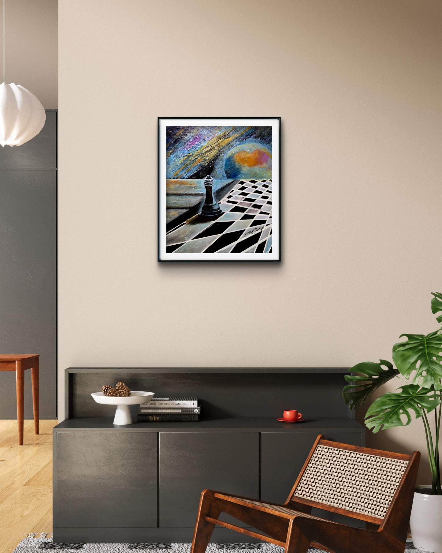 Escape from Reality Original Acrylic Painting by Jasmina Mendoza - 4