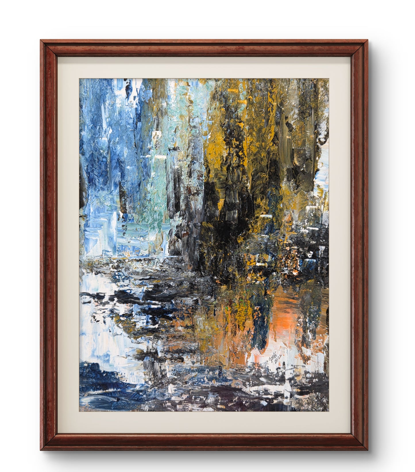 Reflections – Original Acrylic Painting by Jasmina Mendoza